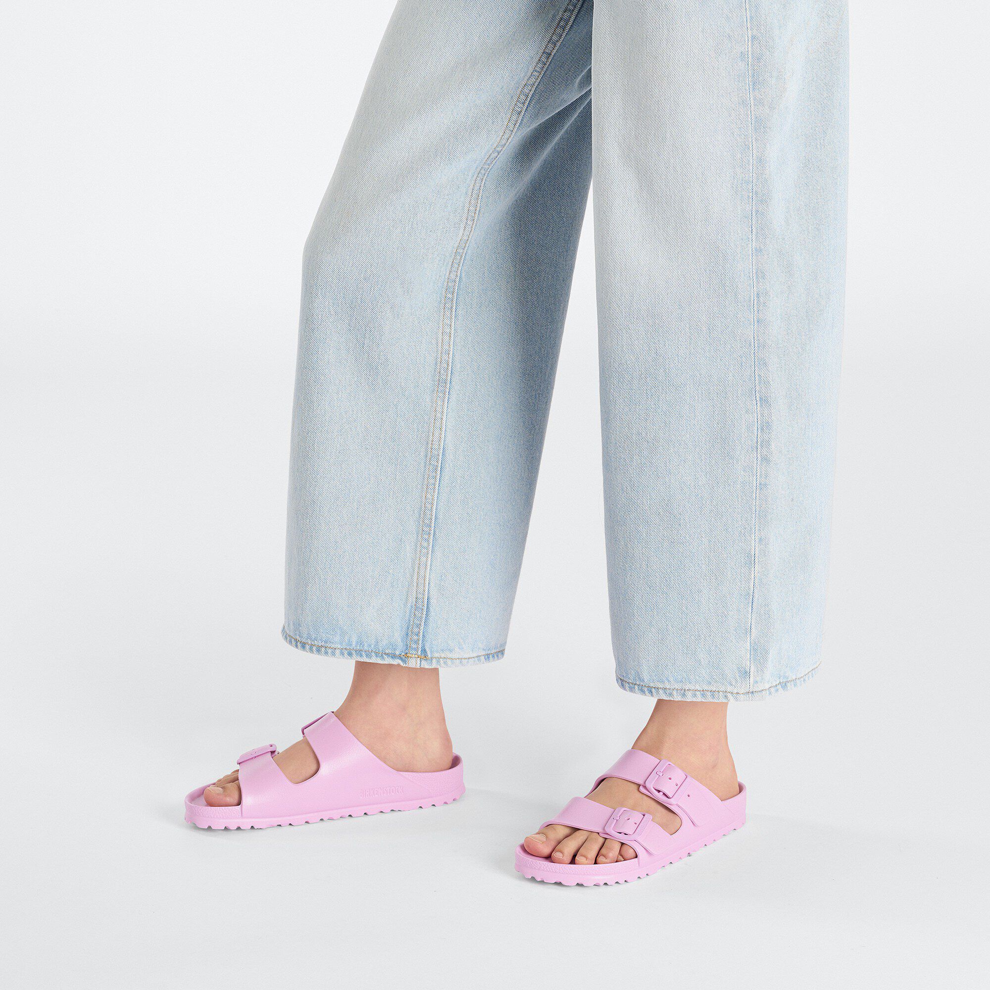 Pink waterproof clearance birkenstocks