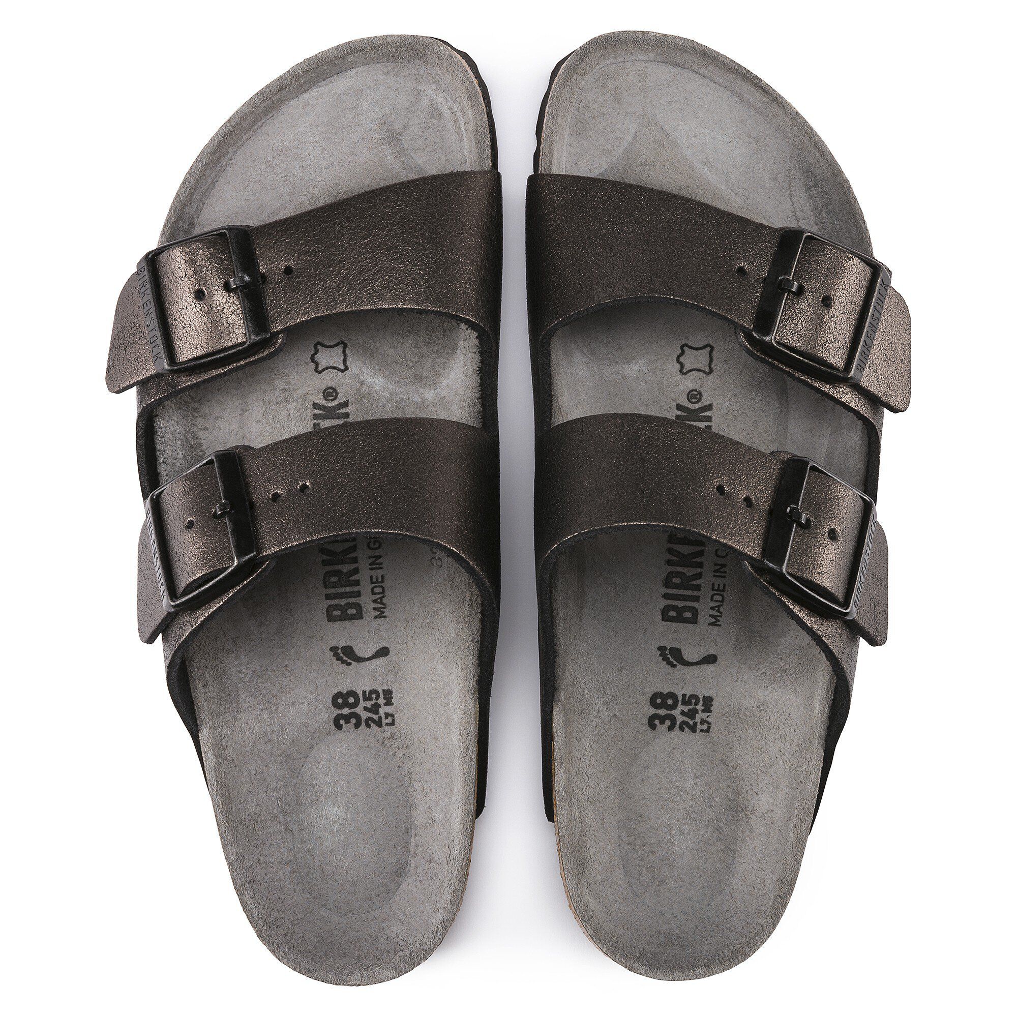 Arizona washed metallic birkenstock best sale sandal