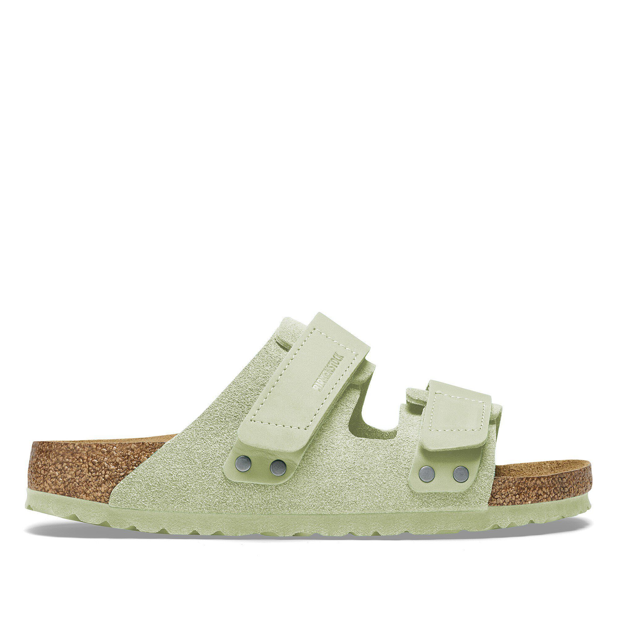 Uji Nubuck-Suede Leather Faded Lime | BIRKENSTOCK