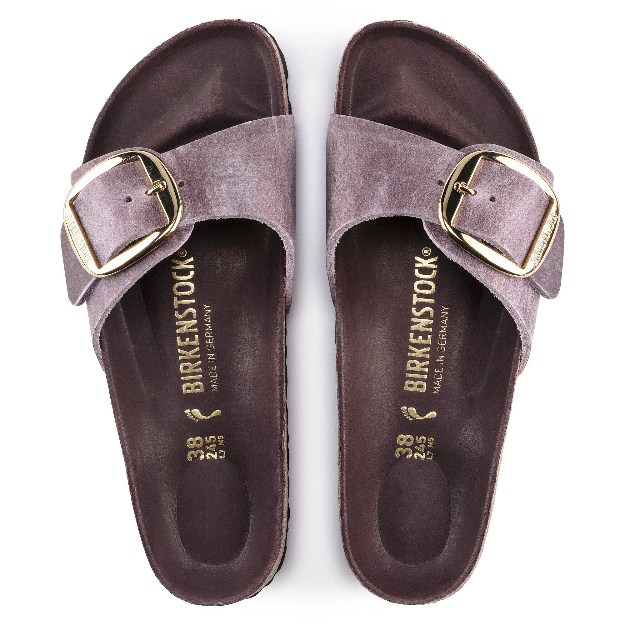 Madrid Big Buckle Oiled Leather Lavender Blush BIRKENSTOCK