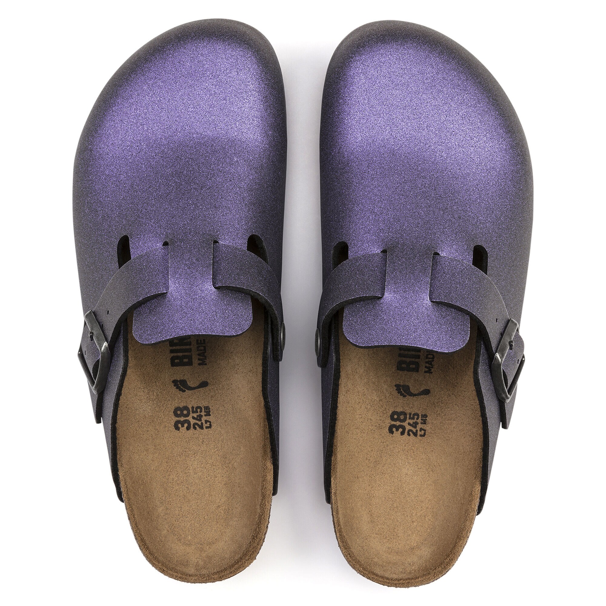 Birkenstock boston icy discount metallic