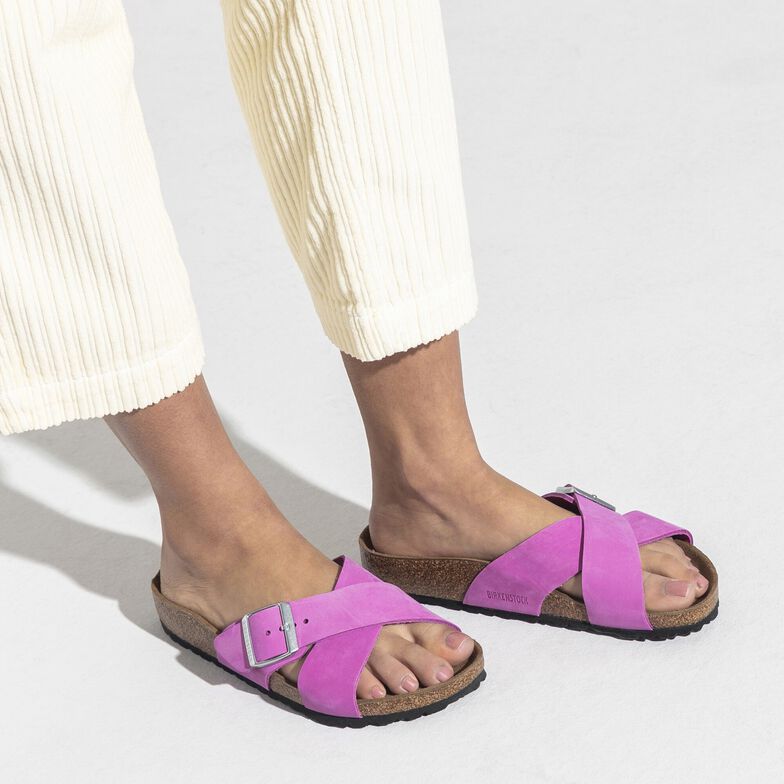 arizona nubuck leather purple orchid