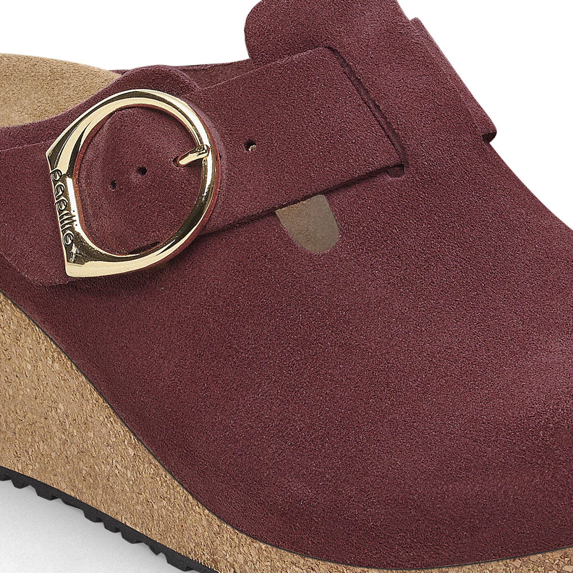 Fanny Ring-Buckle Suede Leather Berry Crush | BIRKENSTOCK