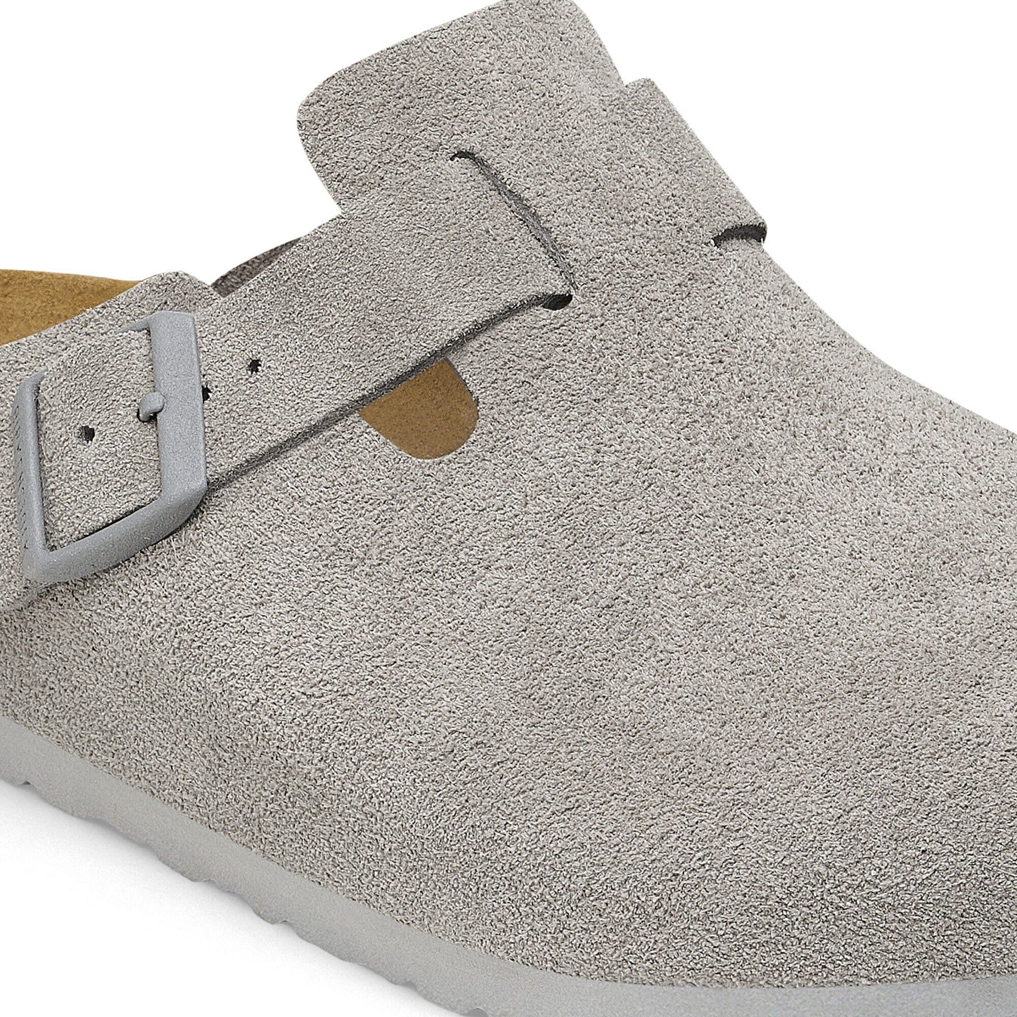 Boston Chunky Suede Leather Warm Sand | BIRKENSTOCK