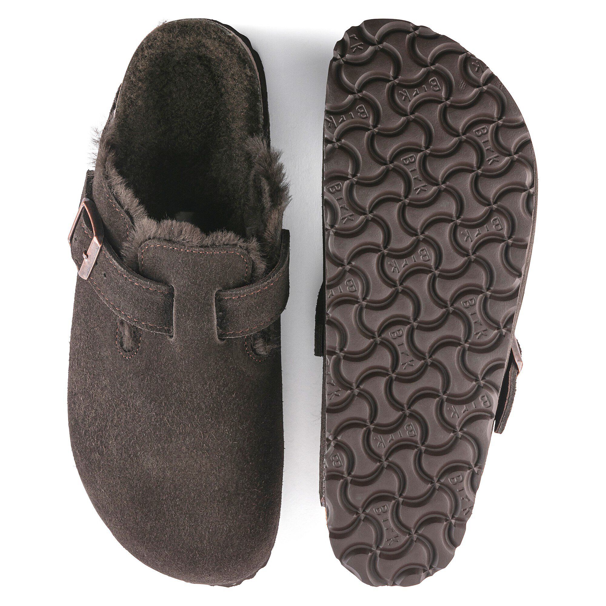 Birkenstock boston discount shearling mocha