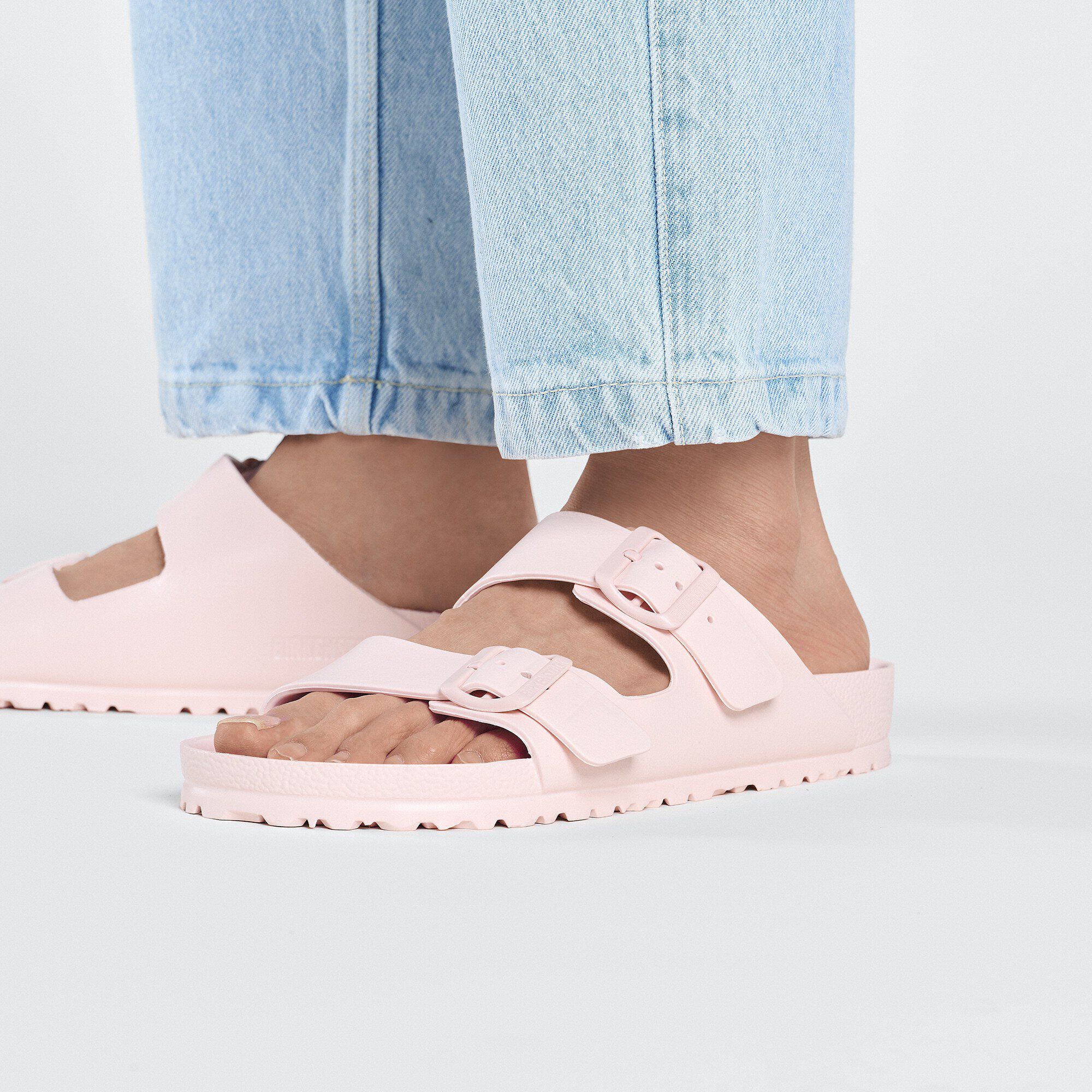 Birkenstock arizona eva rose hot sale gold