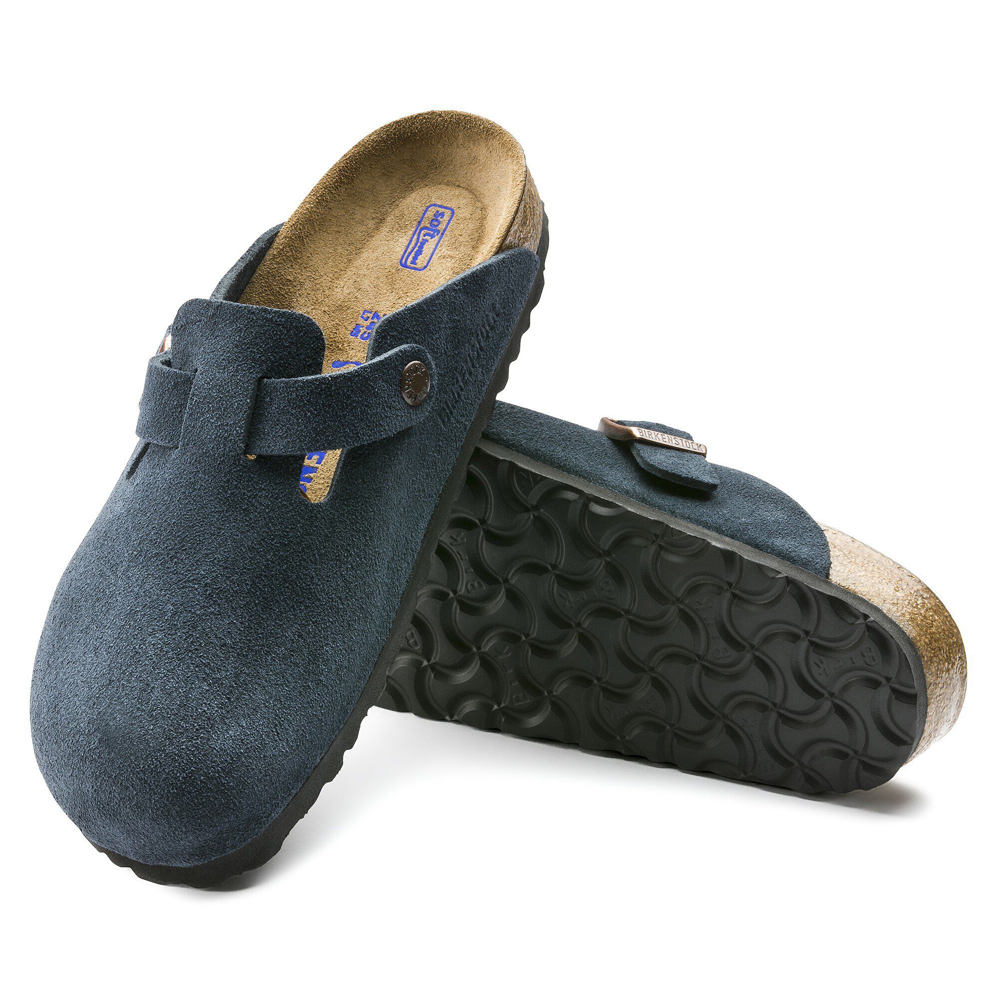 Blue 2025 birkenstock clogs