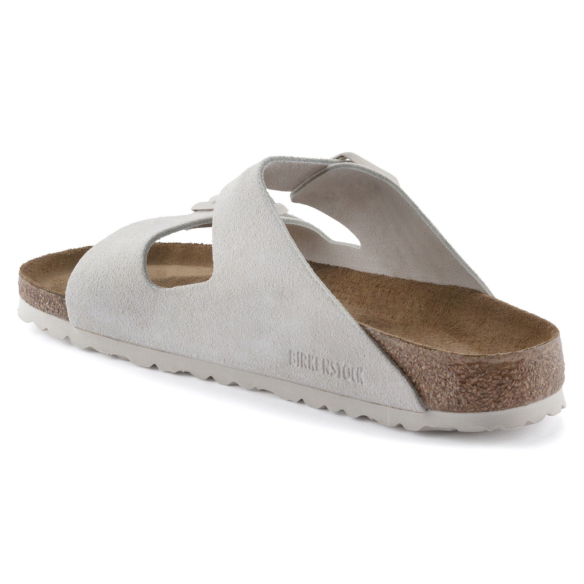 Birkenstock arizona sales nubuck leather white