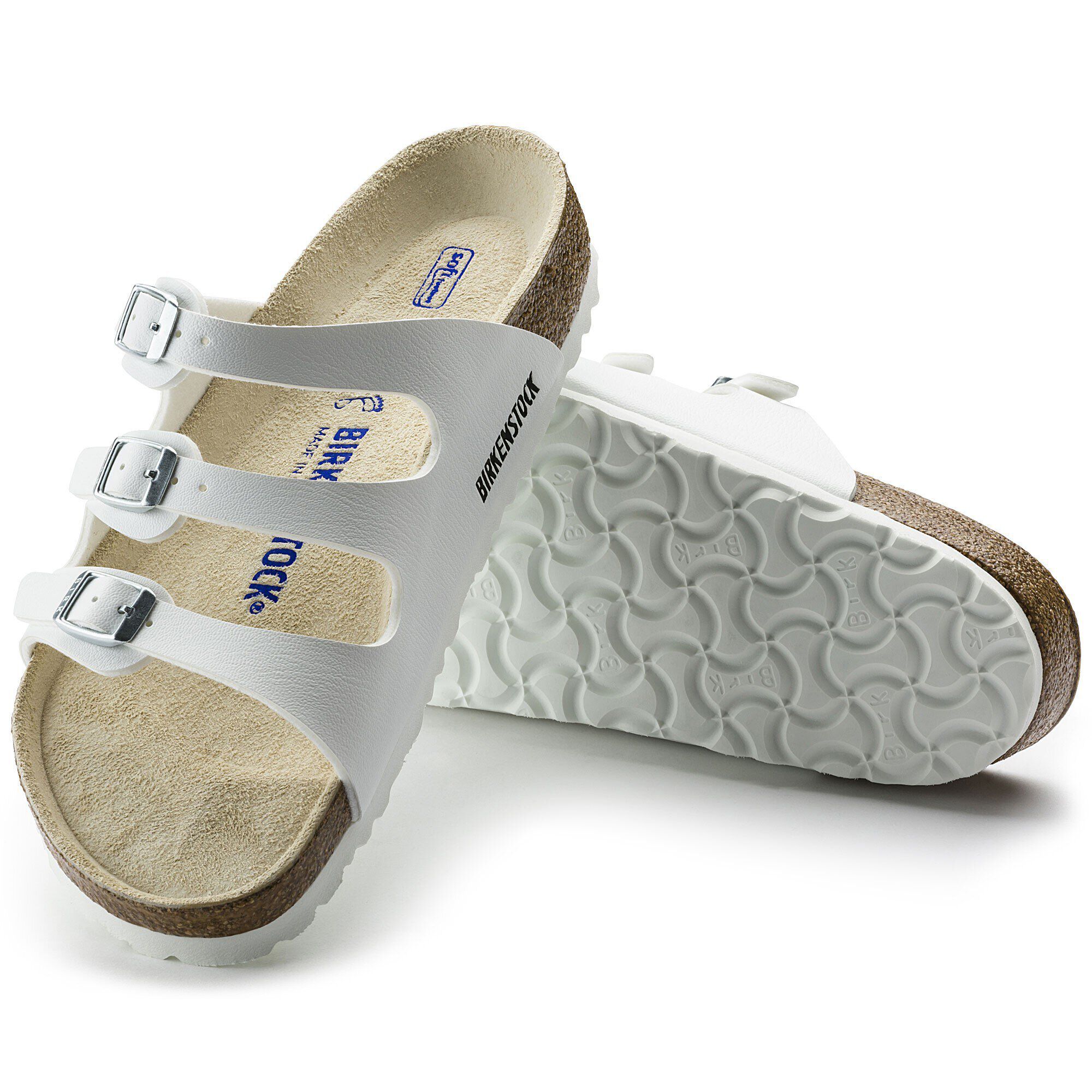 Birkenstock white soft footbed on sale