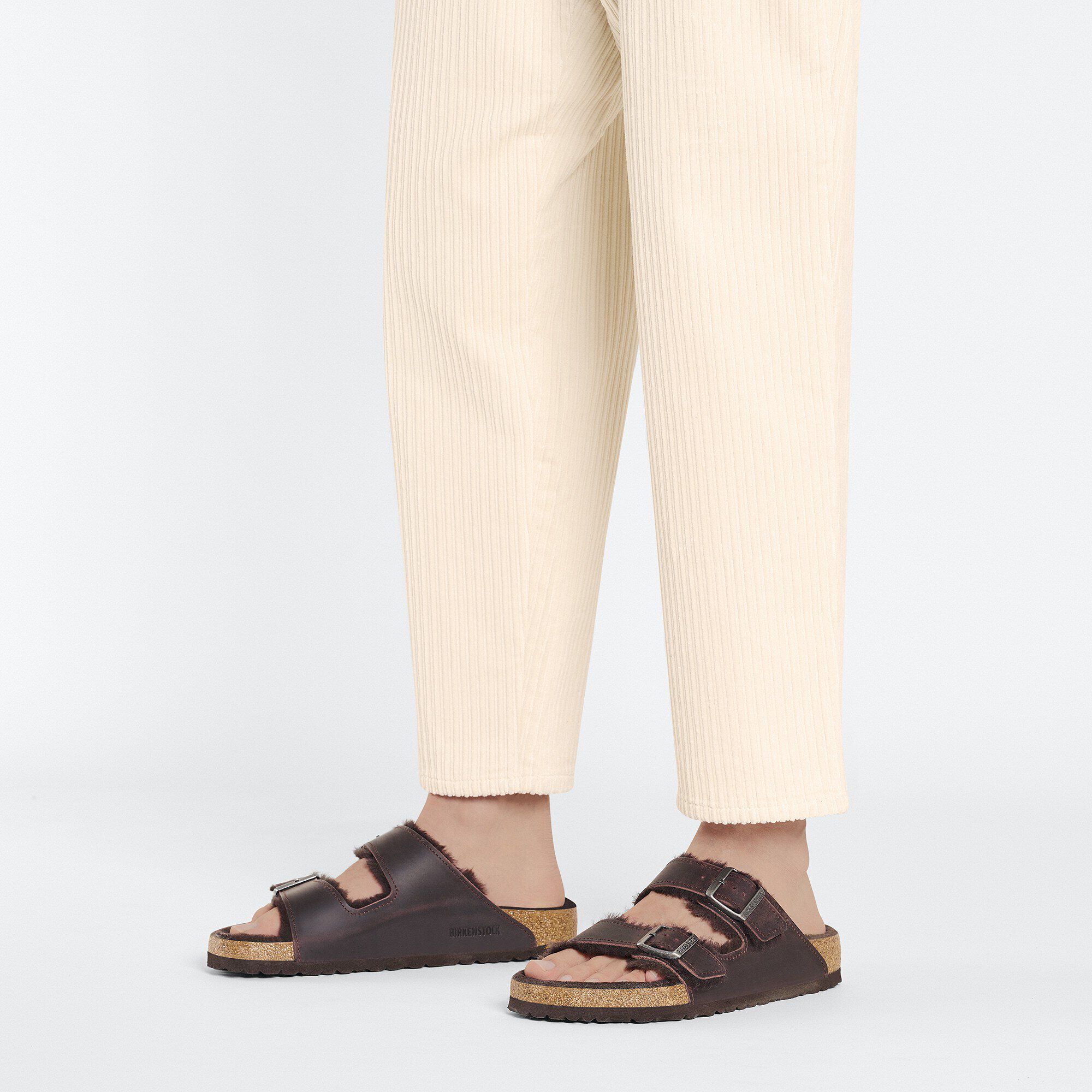 Arizona Shearling Oiled Leather Habana | BIRKENSTOCK