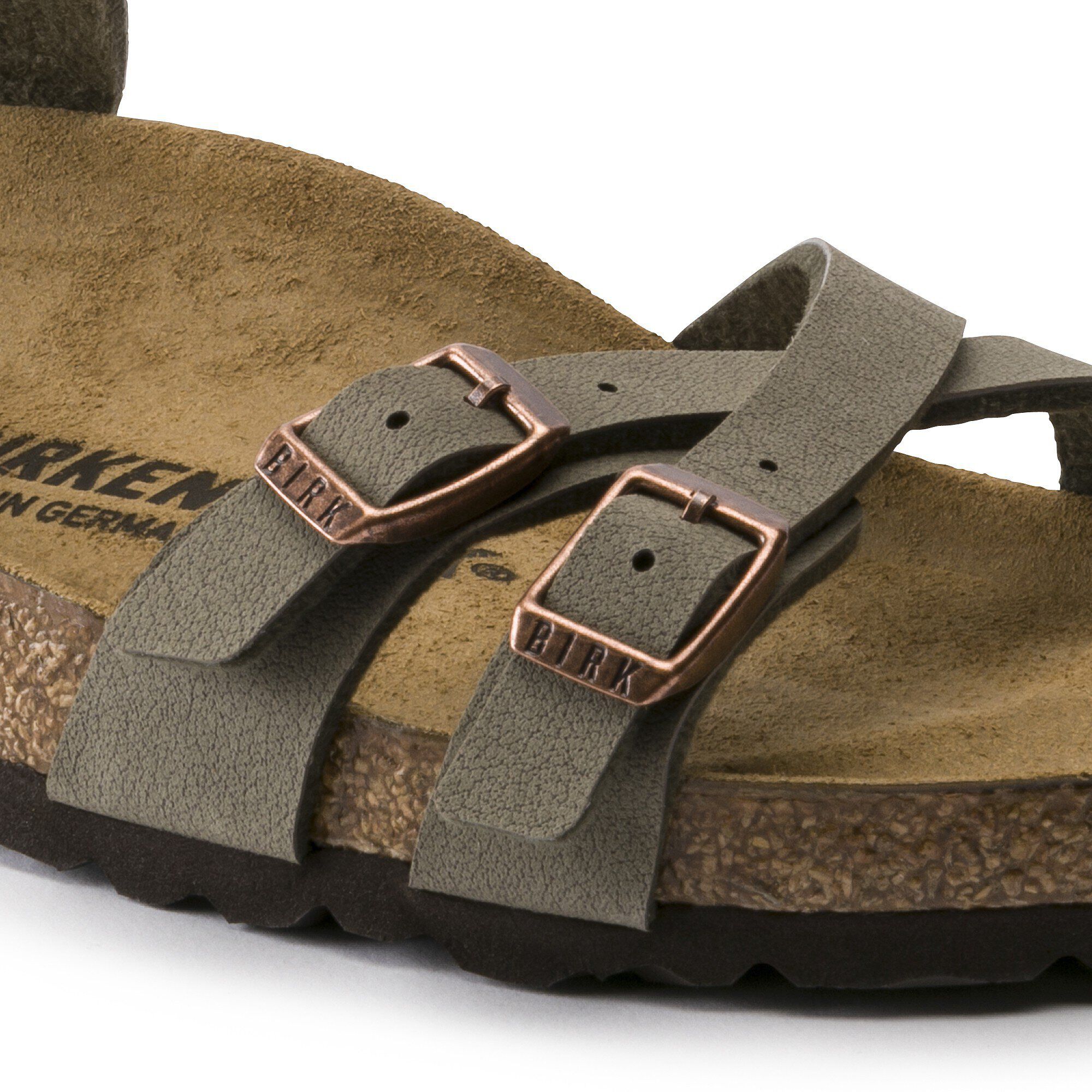 Blanca Birkibuc Stone BIRKENSTOCK