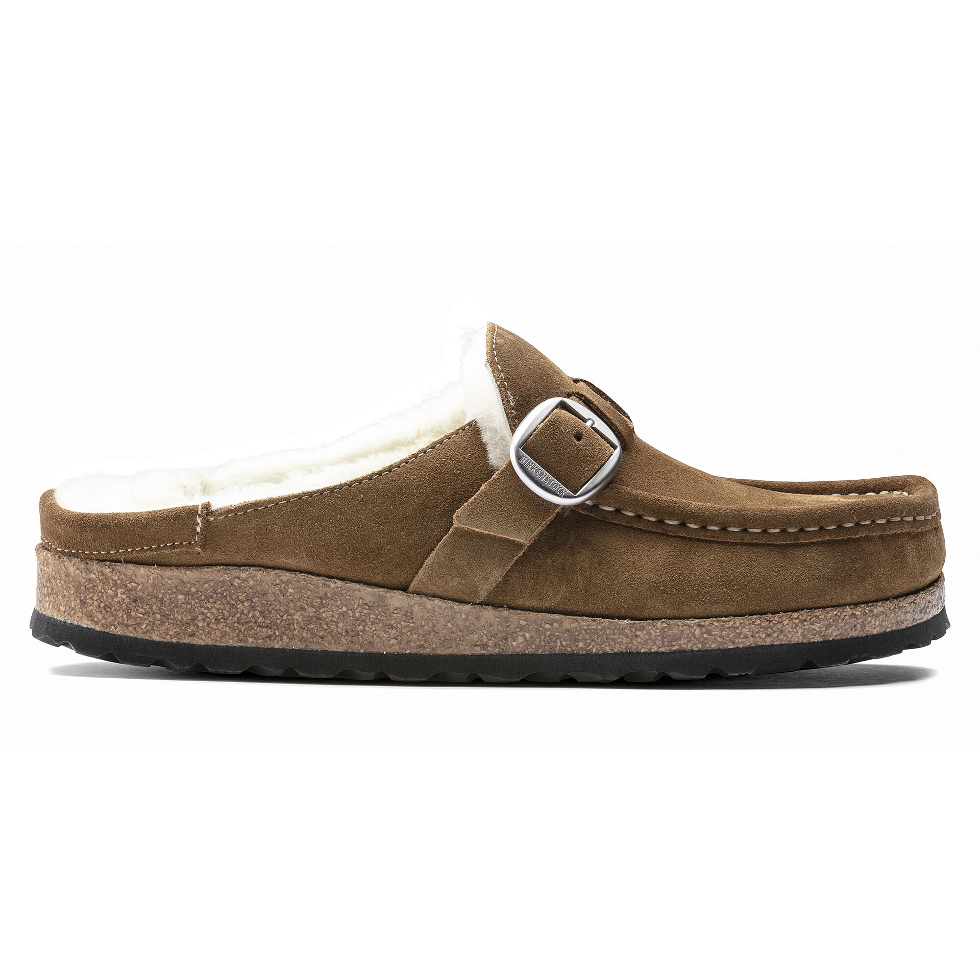Buckley Shearling Suede Leather Tea BIRKENSTOCK