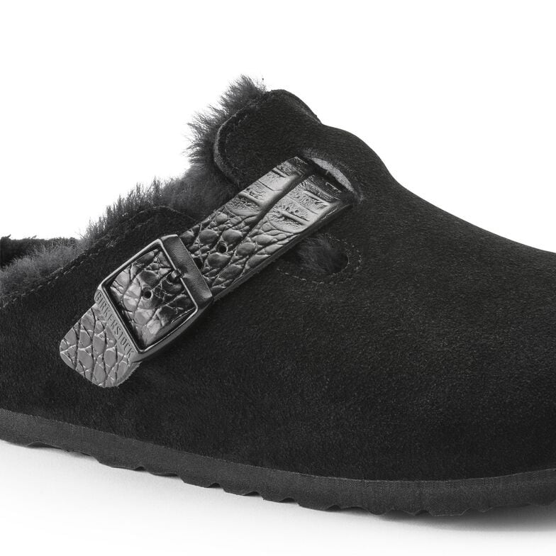 Boston Shearling Suede Leather