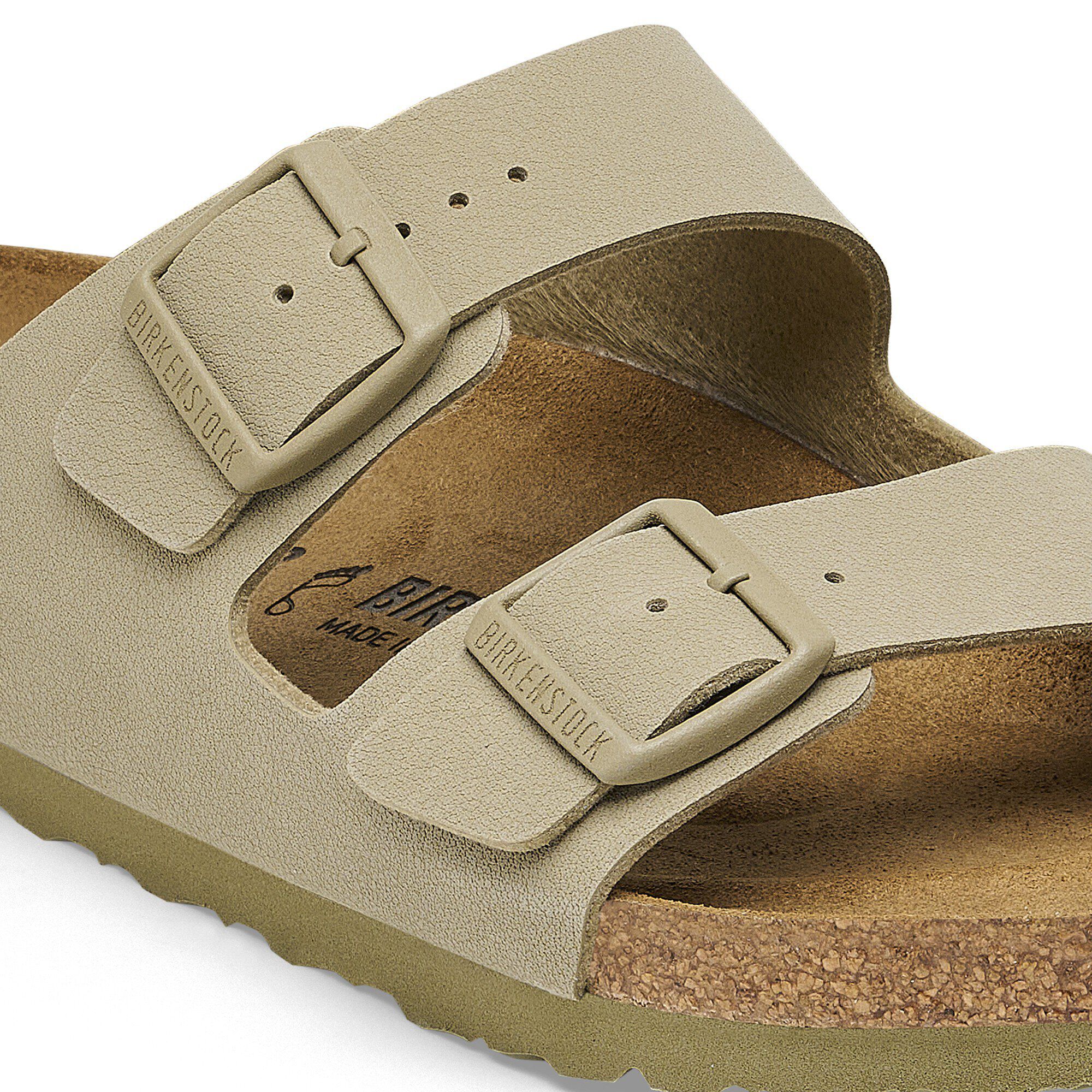 Arizona Birko Flor Faded Khaki BIRKENSTOCK