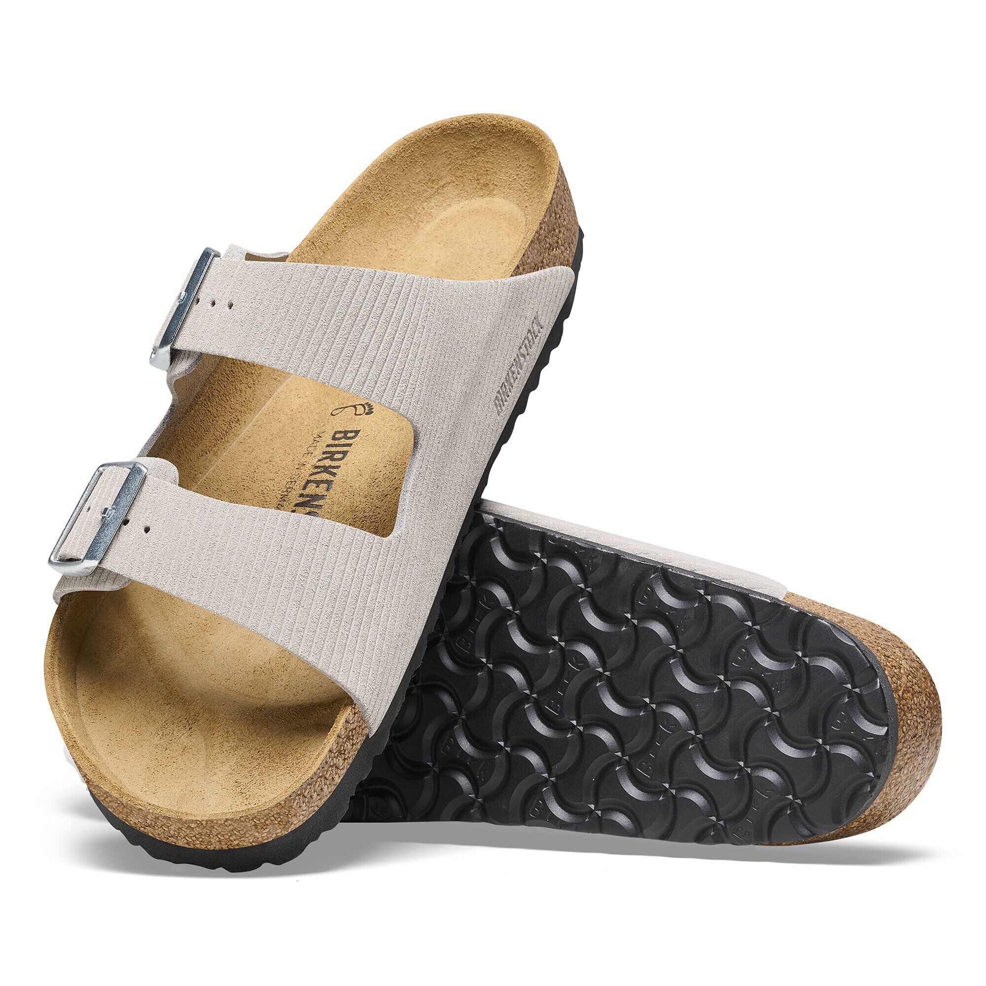 Birkenstock nubuck stone top