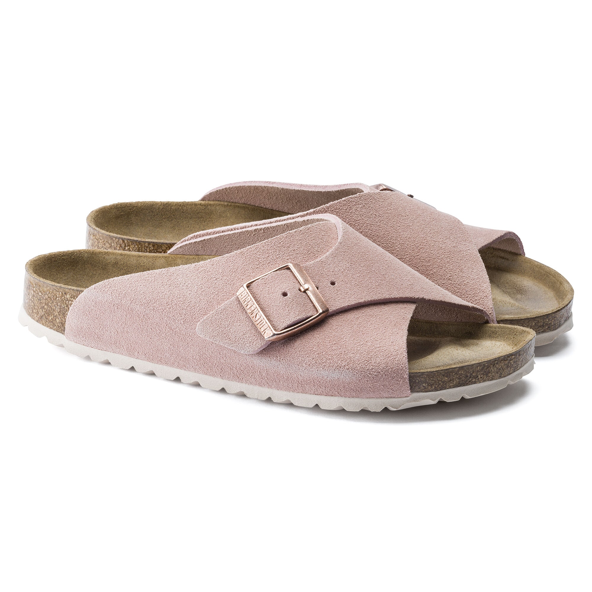 Arosa Soft Footbed Suede Leather Light Rose BIRKENSTOCK