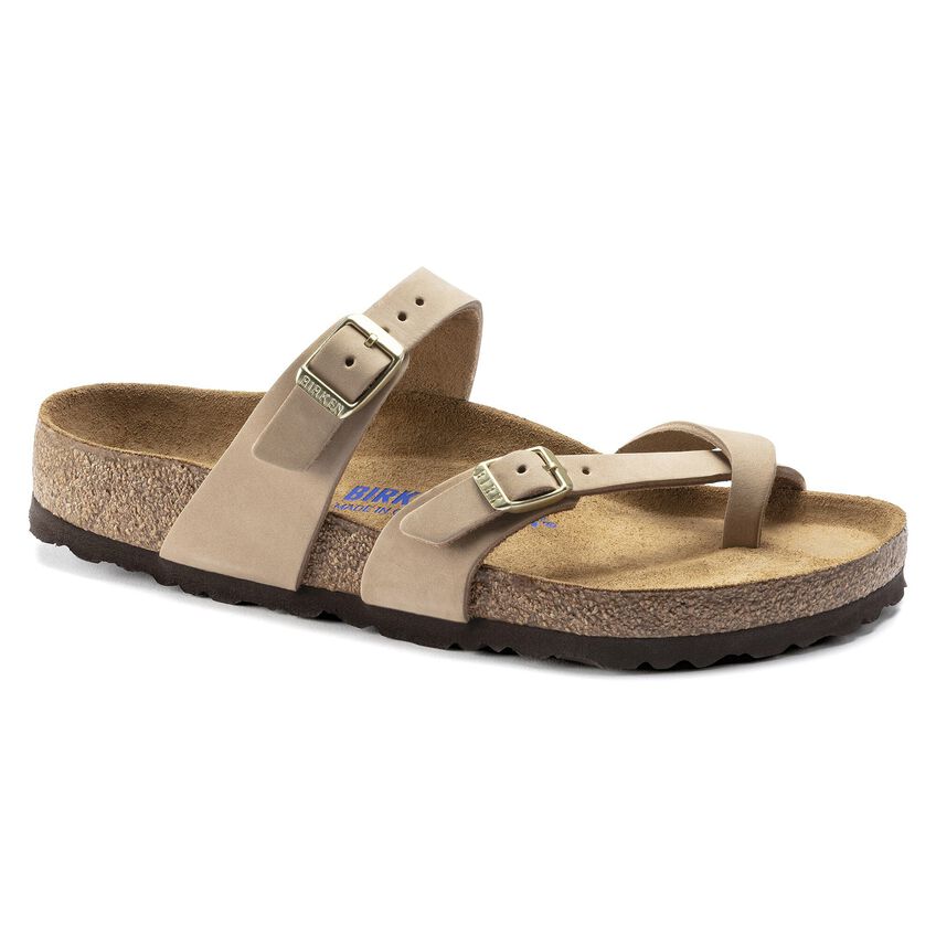 Fantastisk Morgen fjer Mayari Soft Footbed Nubuck Leather Sandcastle | BIRKENSTOCK