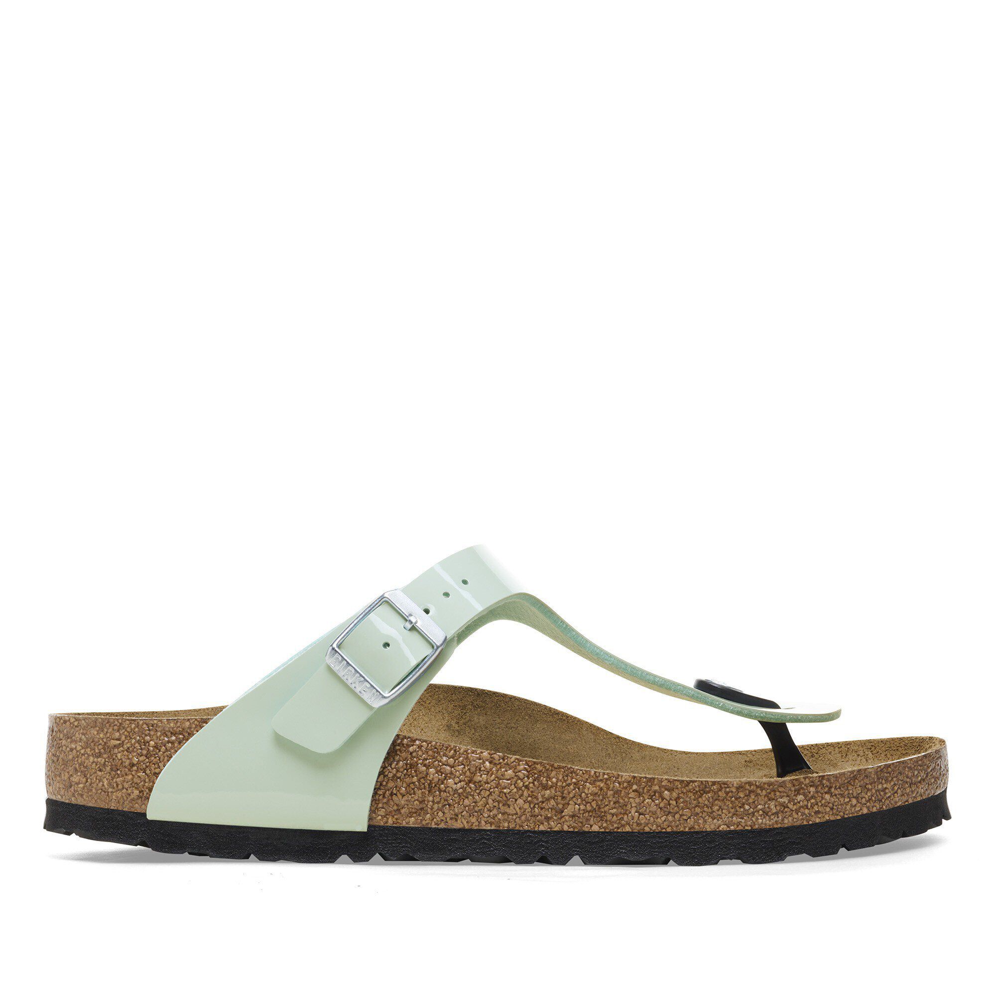 Gizeh Birko-Flor Patent Patent Surf Green | BIRKENSTOCK