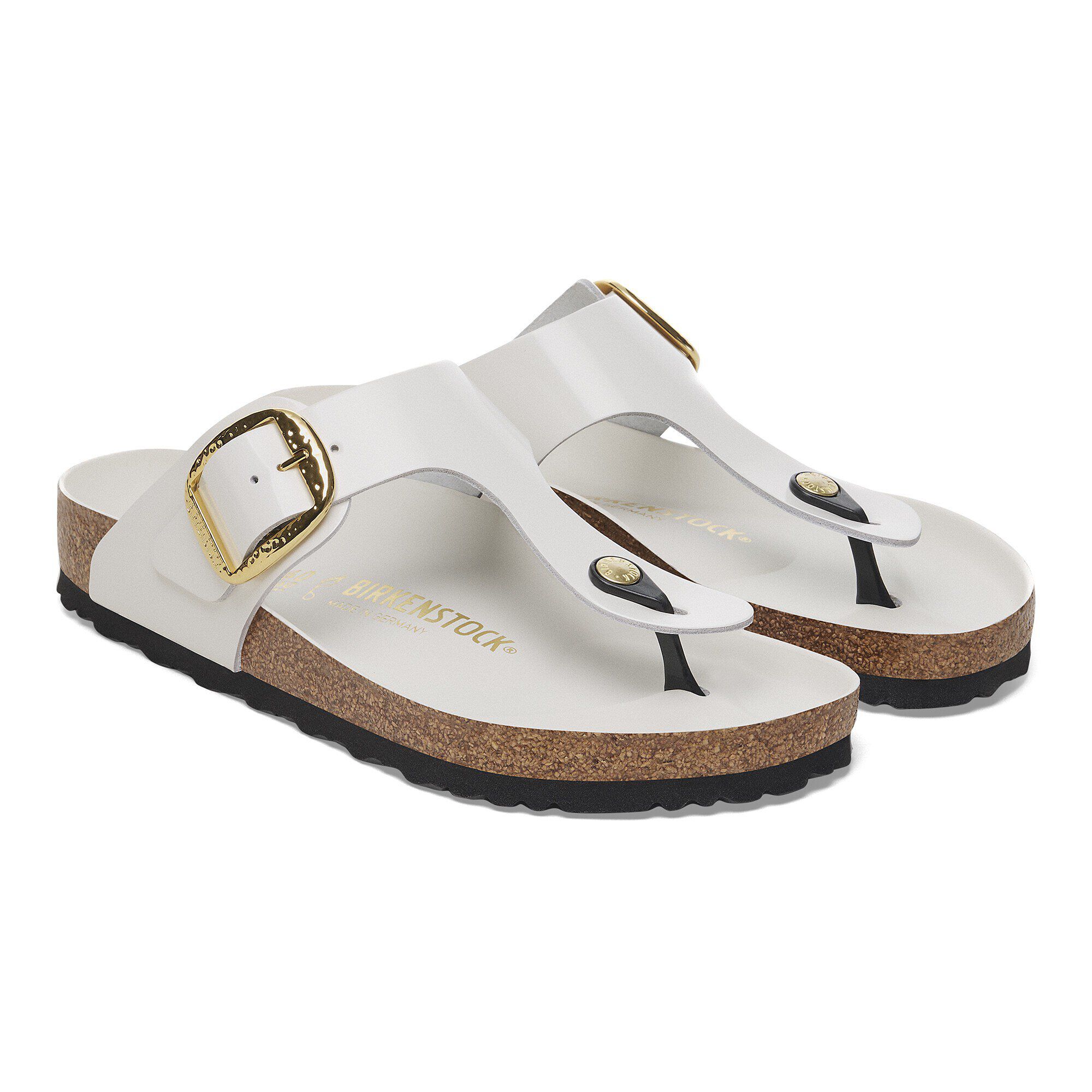BIRKENSTOCK⭐︎難ありGIZEH BIG BUCKLE白37サイズ Birkenstock Gizeh Big Buckle Sandal White