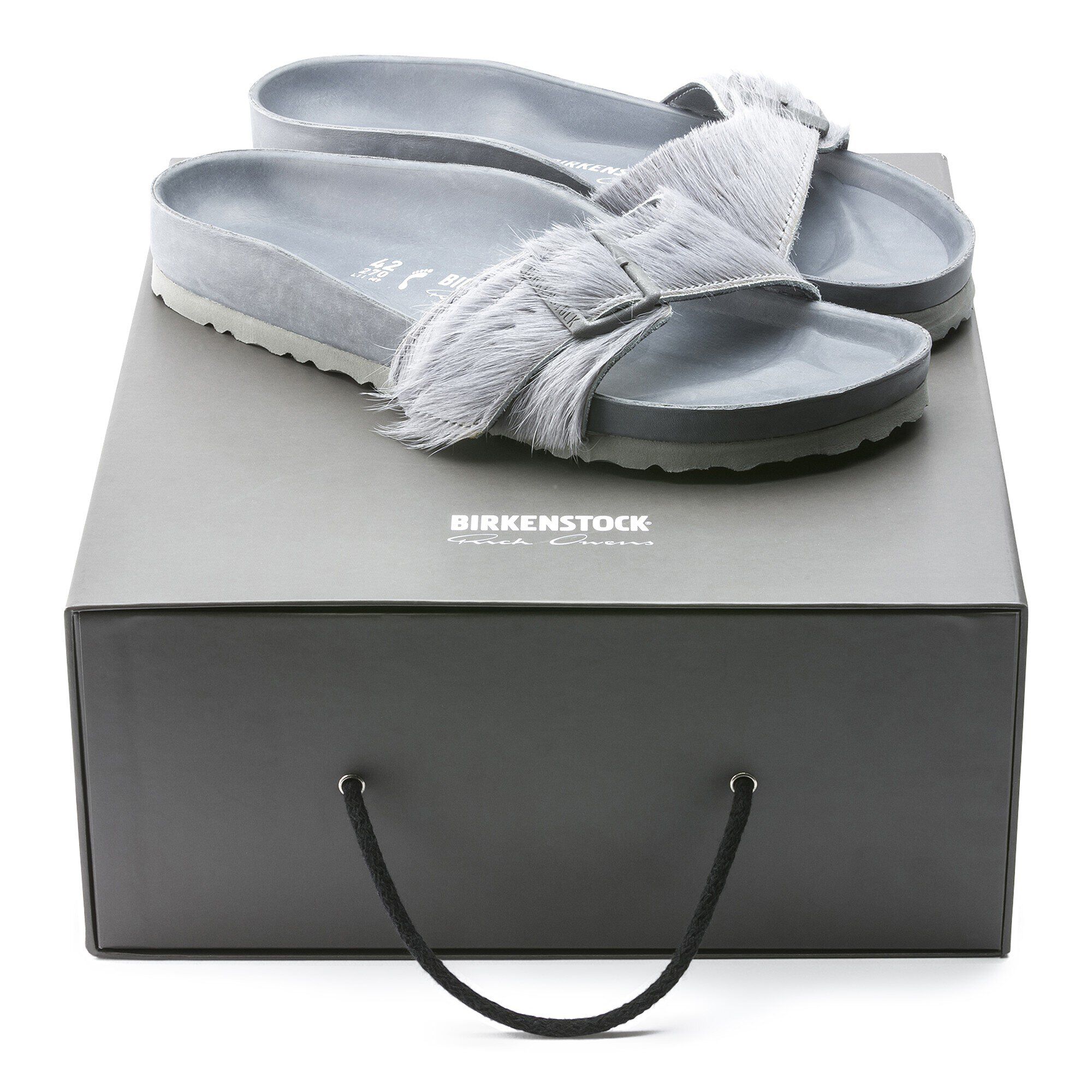 Rick owens calf hair birkenstock 2025
