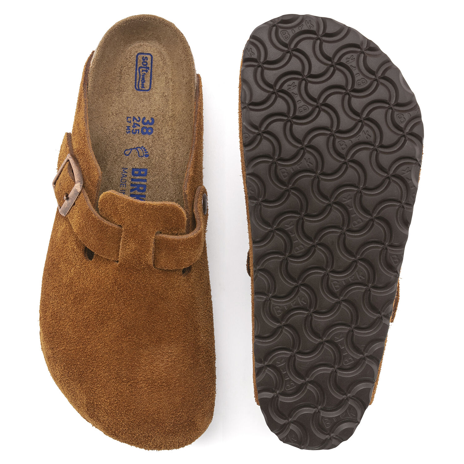 Boston Soft Footbed Suede Leather Mink | BIRKENSTOCK