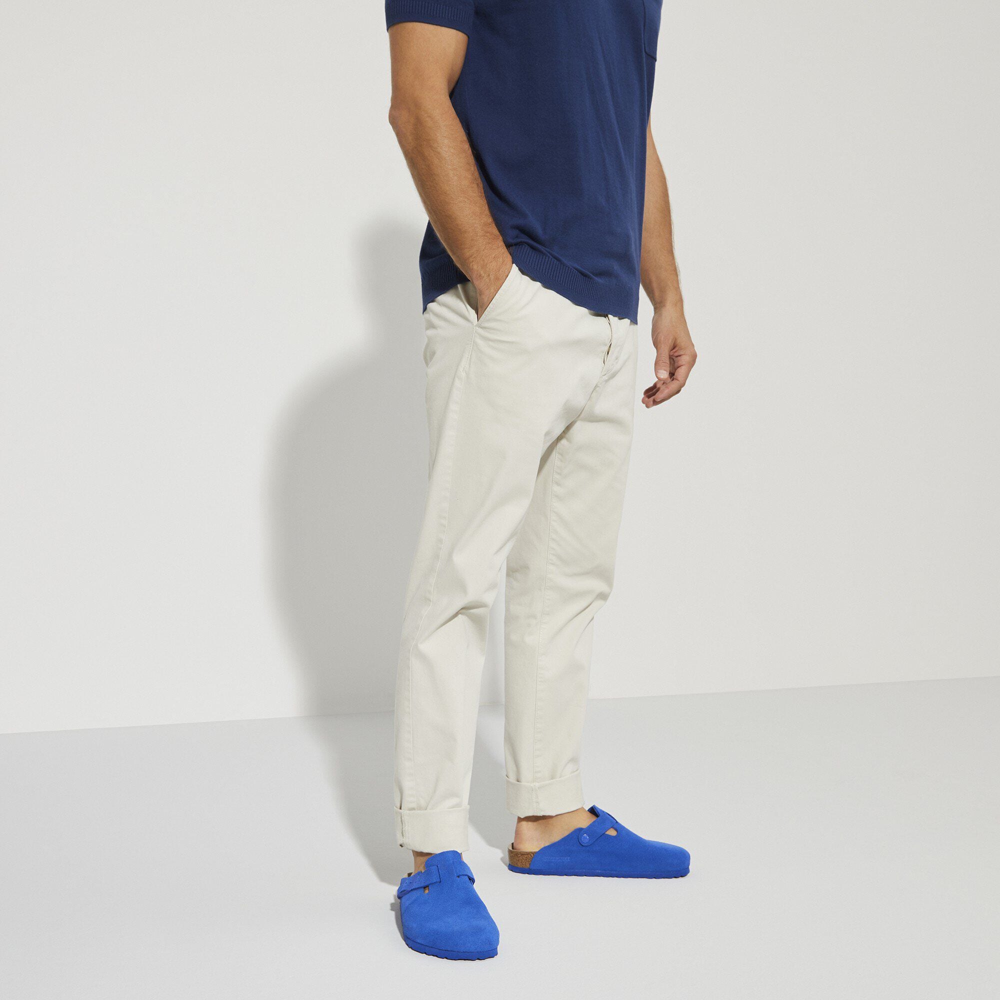 Birkenstock deals blue clogs