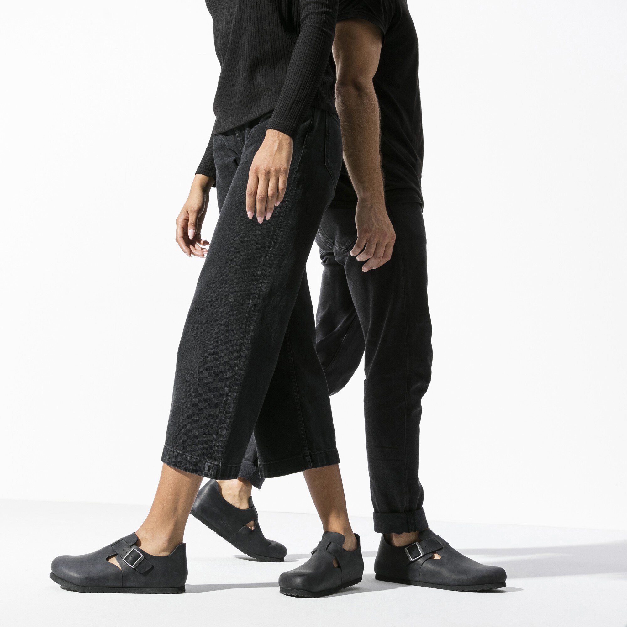 London Oiled Leather Black BIRKENSTOCK