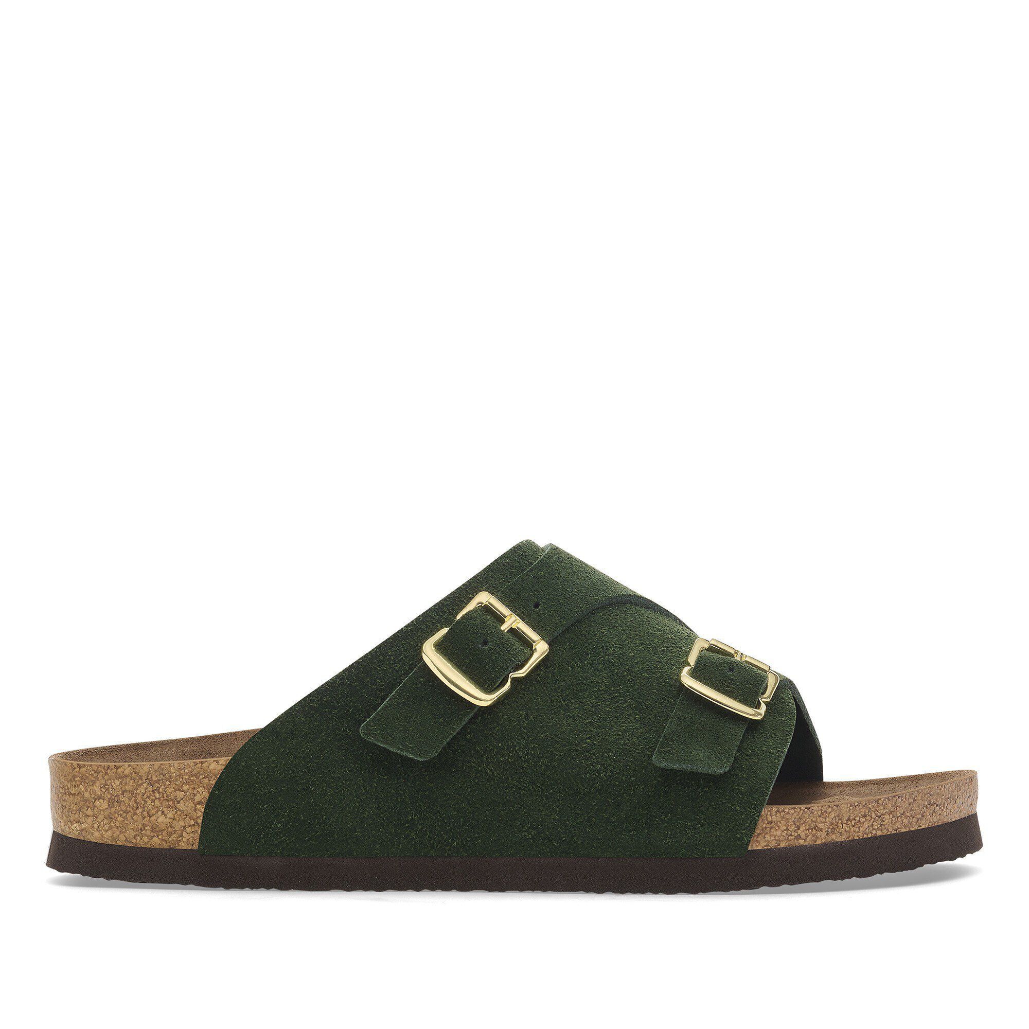 Zürich 1964 Suede Leather Dark Green | BIRKENSTOCK