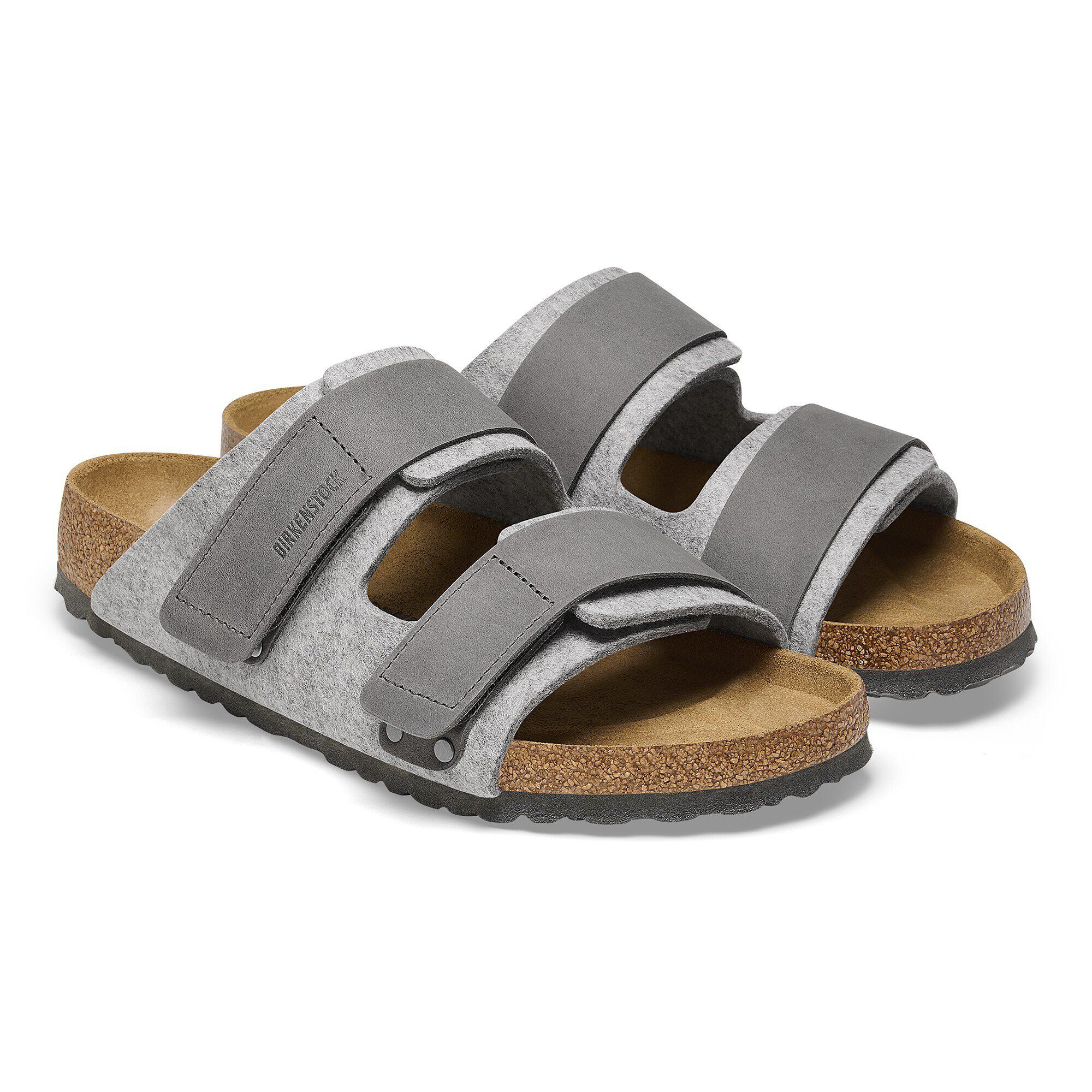 Uji Natural Leather-Felt Light Gray | BIRKENSTOCK