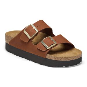 Arizona Platform Natural Leather Nubuck