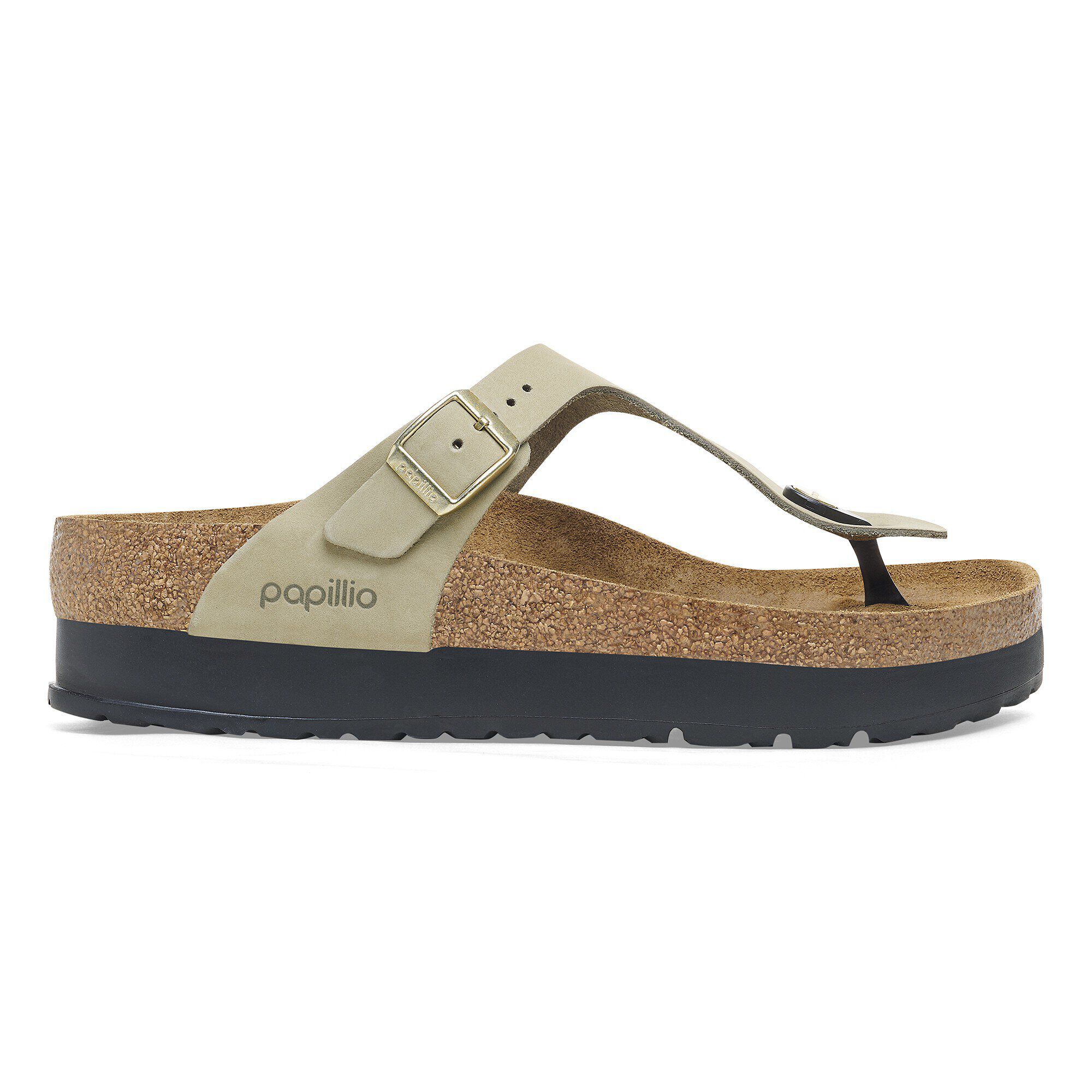 Gold platform birkenstocks shop