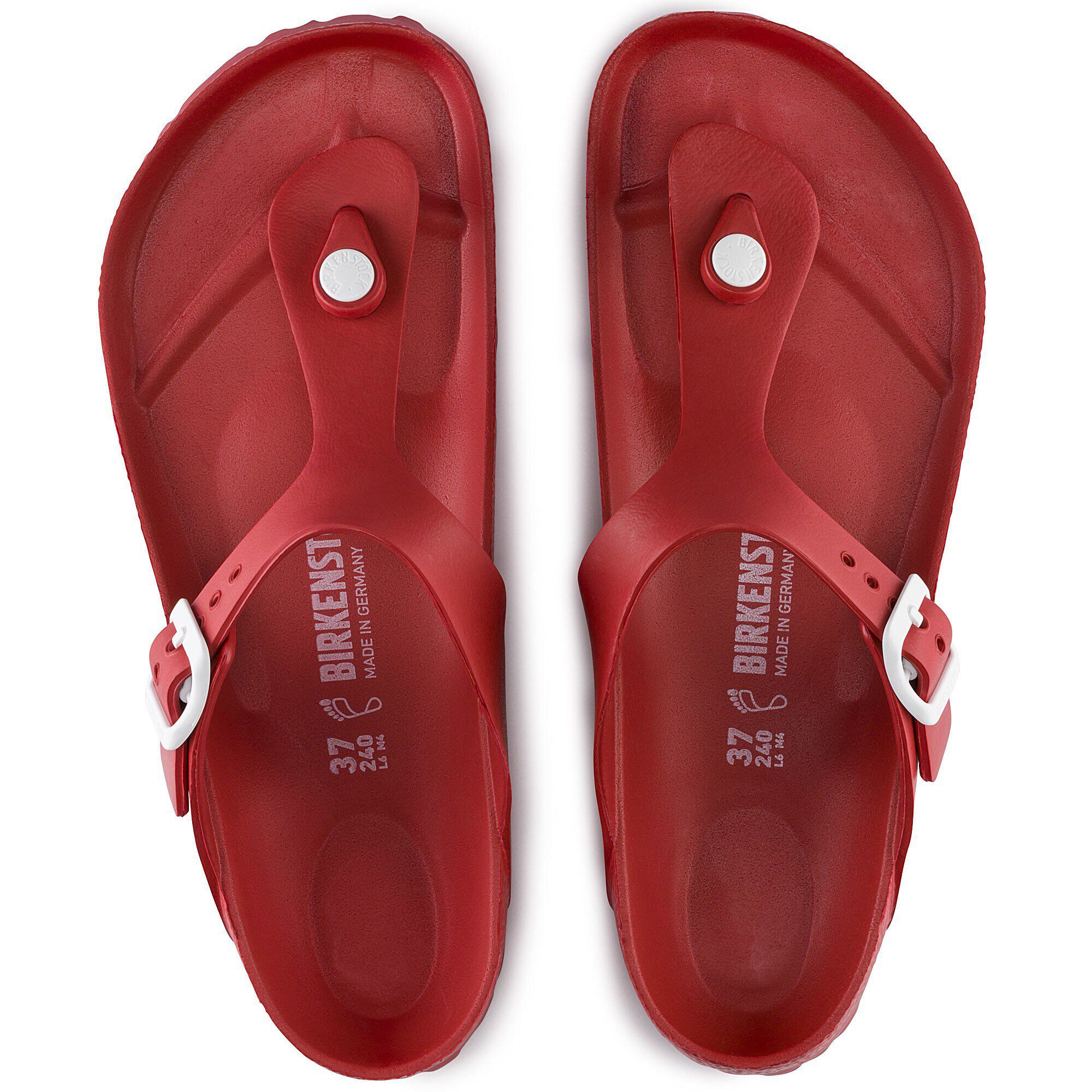 Red shop birkenstock gizeh