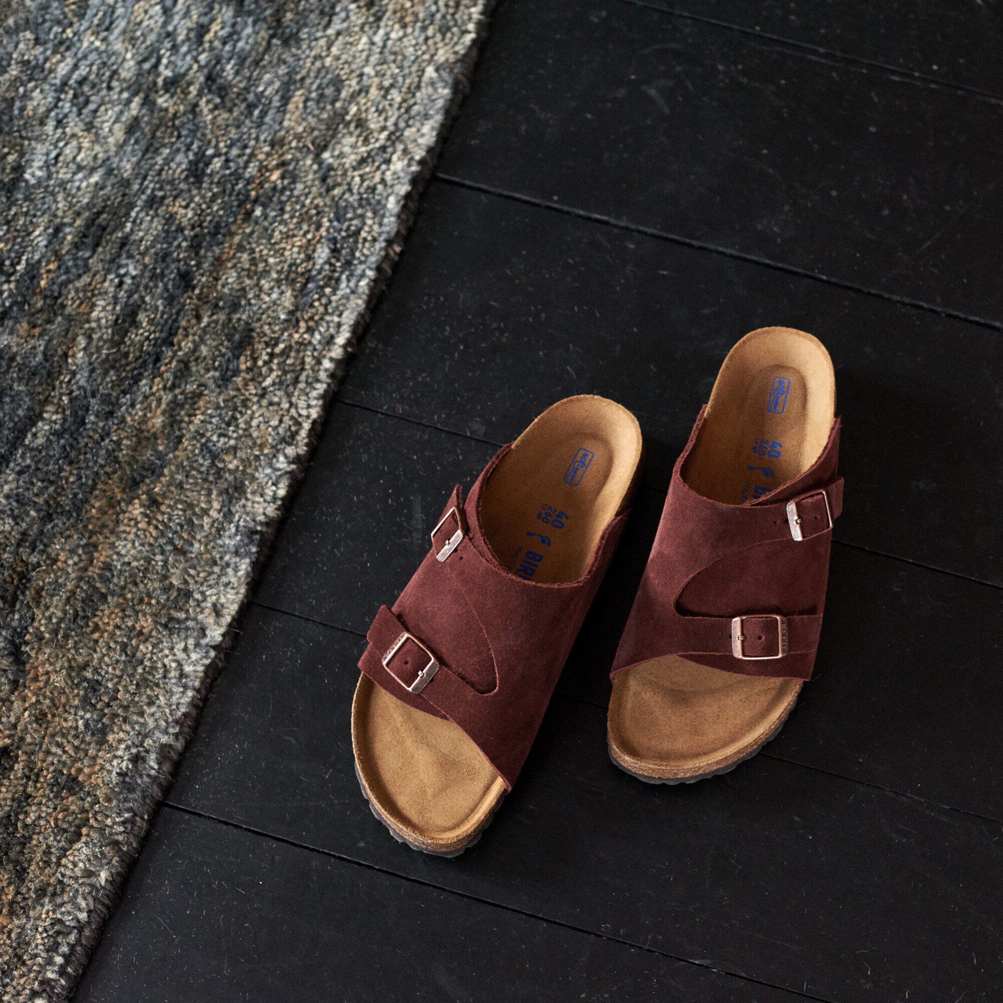 Zürich Soft Footbed Suede Leather Port | BIRKENSTOCK
