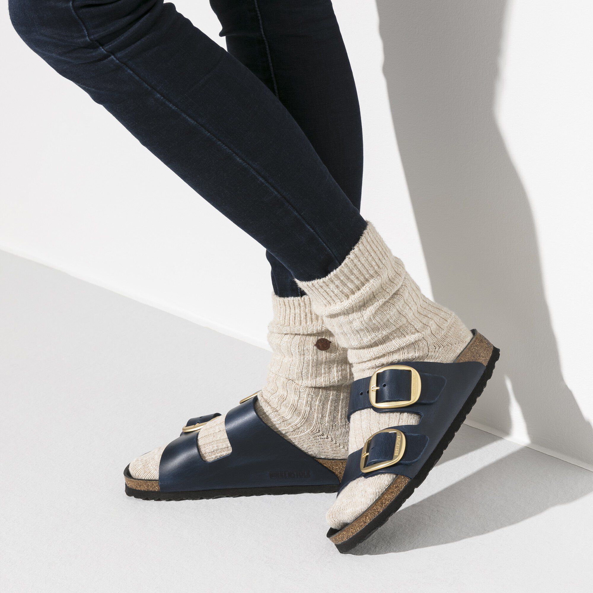 Birkenstock blue shop oiled leather