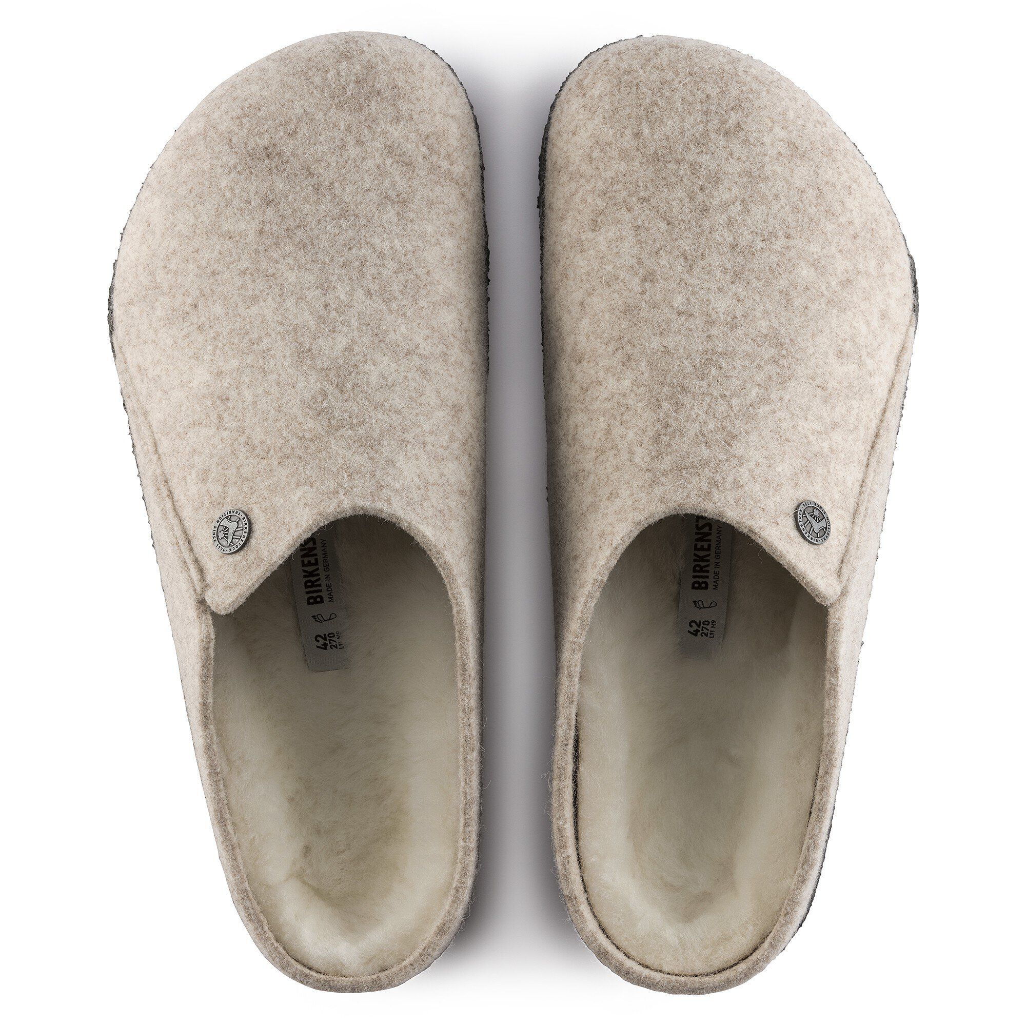 Zermatt Shearling Wool Felt Eggnog BIRKENSTOCK