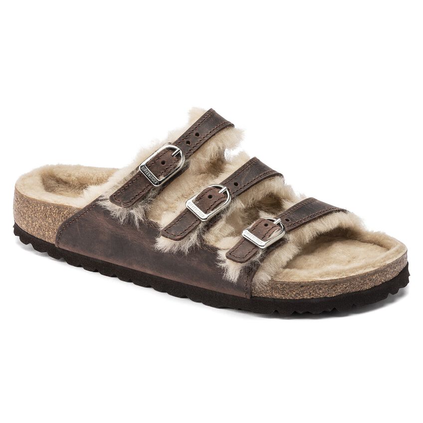 Ansichtkaart Uitputten Welkom Florida Fresh Shearling Oiled Leather Habana | BIRKENSTOCK