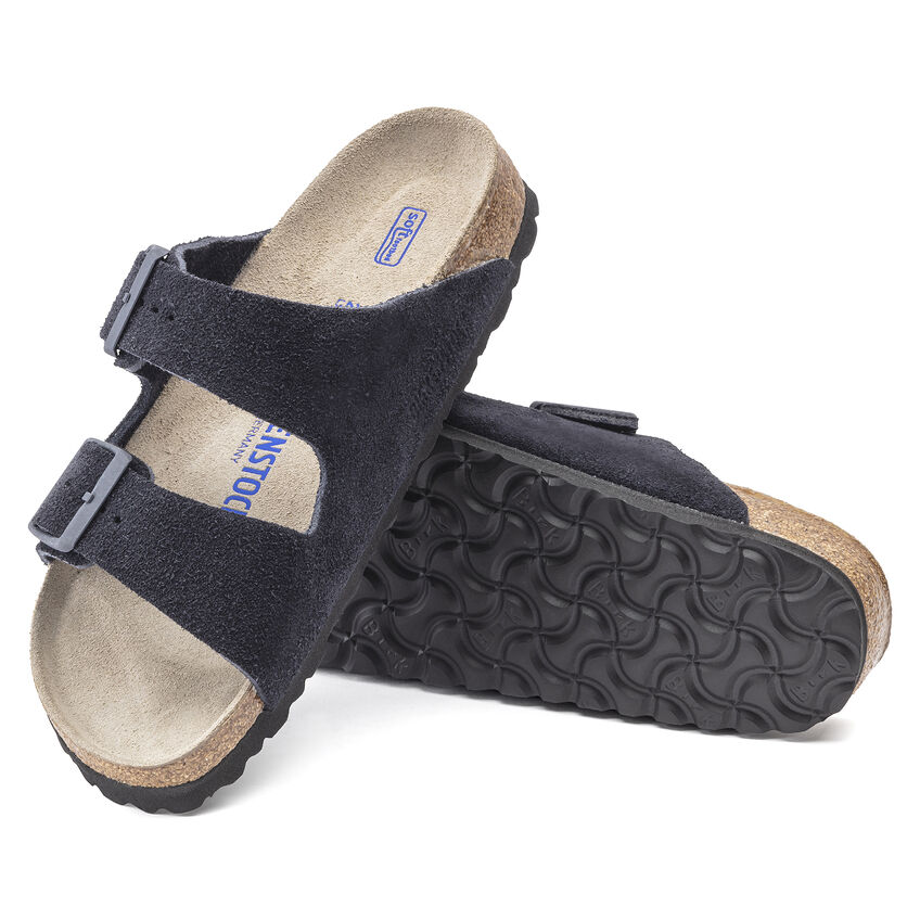 Birkenstock Arizona Suede Soft Footbed Sandal