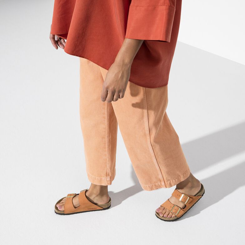 Arizona Soft Footbed Nubuck Leather Pecan | BIRKENSTOCK