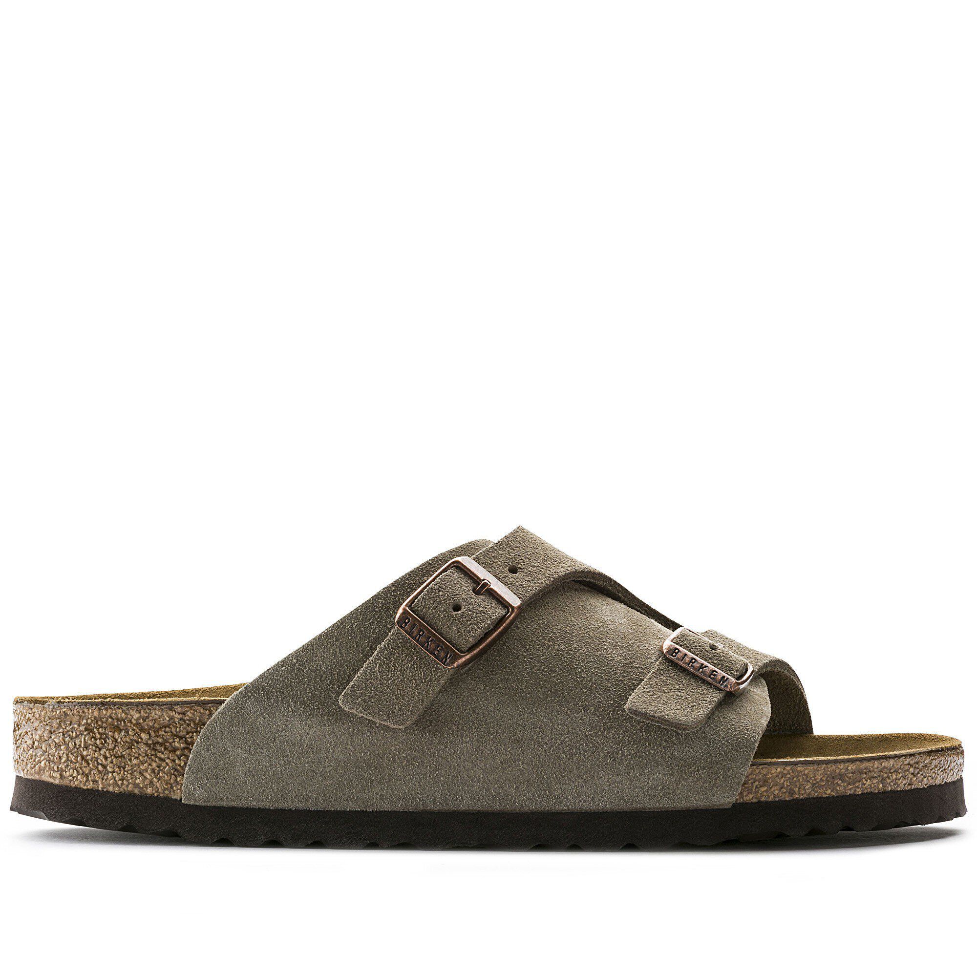 【Sale】Birkenstock チューリッヒ42 Soft Footbed Zürich Suede Leather Taupe | BIRKENSTOCK
