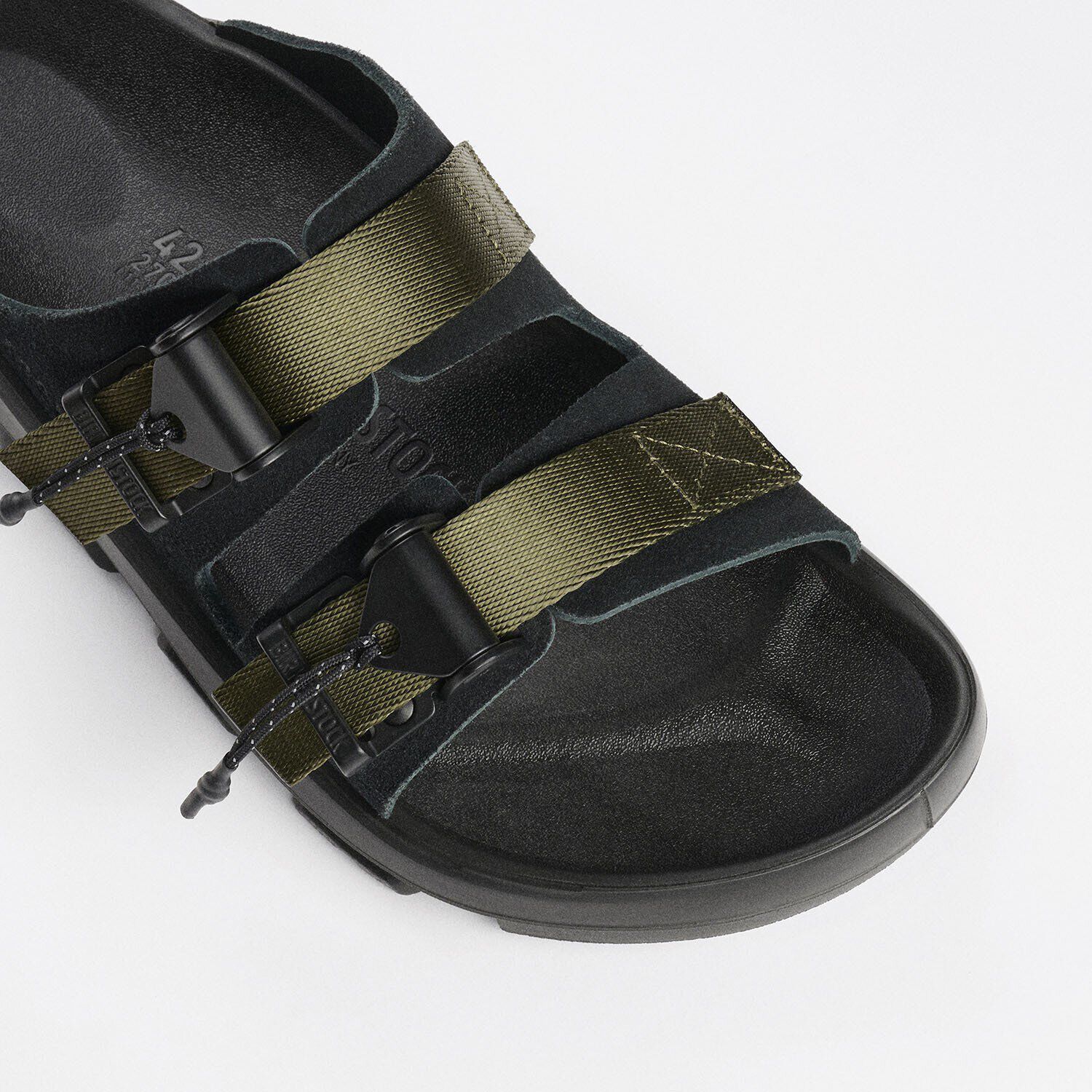 Mogami Terra Tech Nubuck Leather-Textile Olive | BIRKENSTOCK