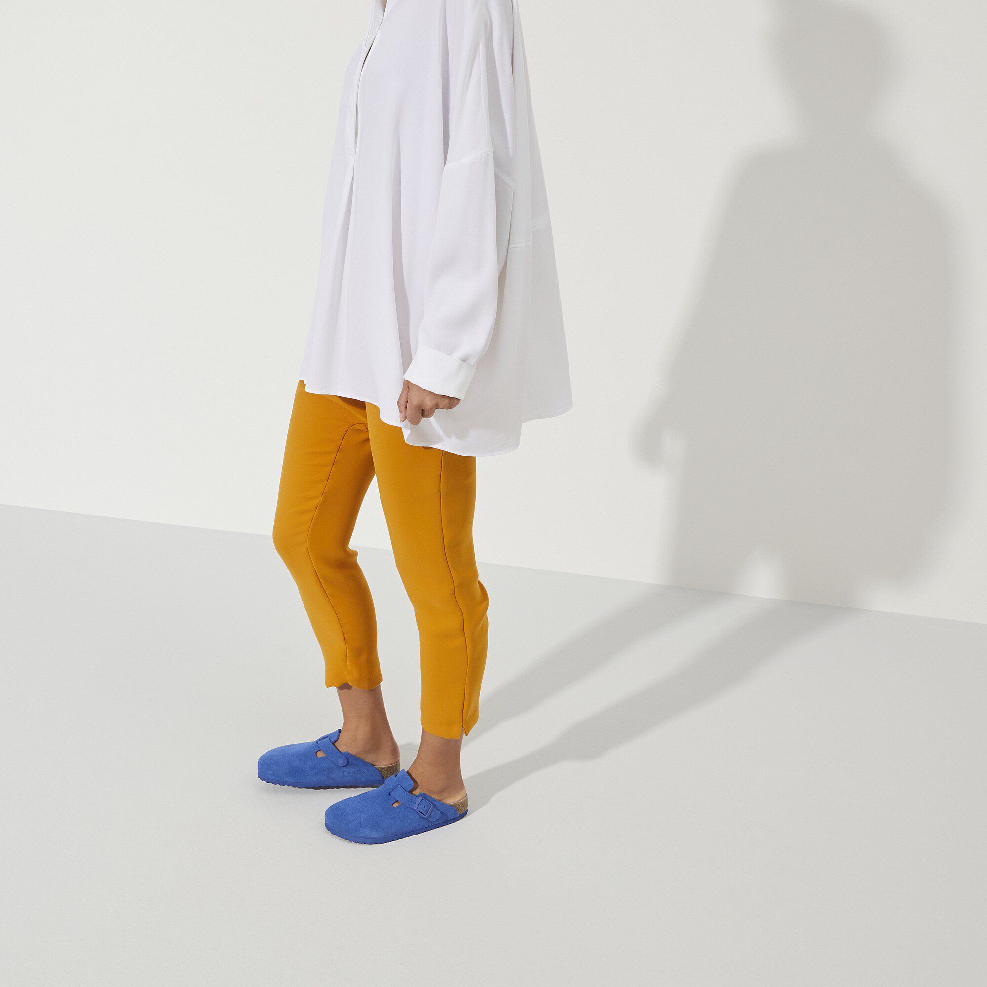 Electric top blue birkenstock