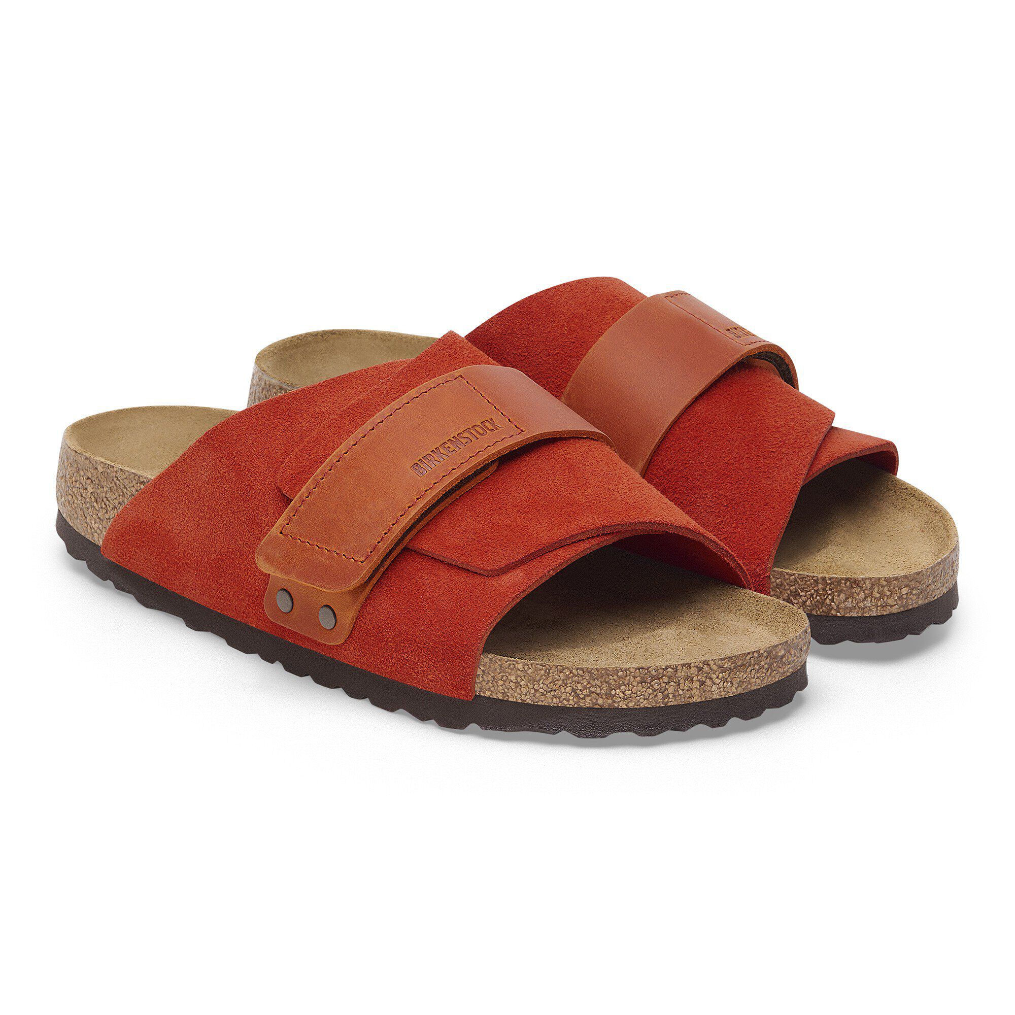 Kyoto Nubuck-Suede Leather Rust Brown | BIRKENSTOCK