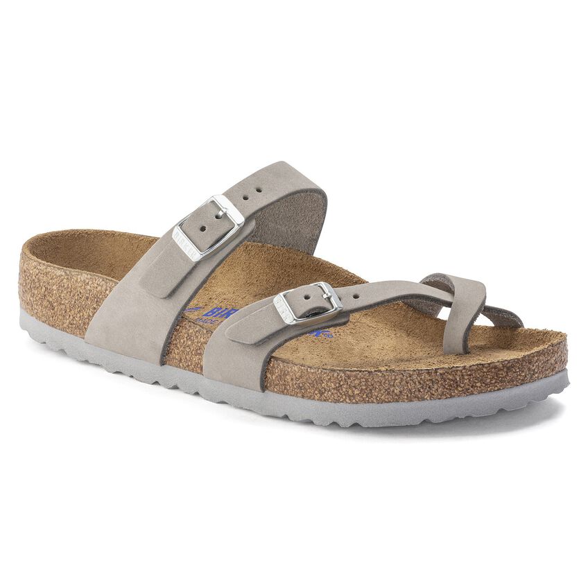 Mayari Soft Footbed Nubuck Leather Dove Gray | BIRKENSTOCK