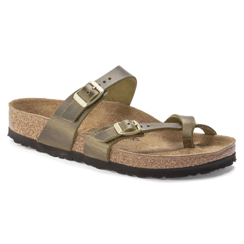 Mayari Leather Olive | BIRKENSTOCK