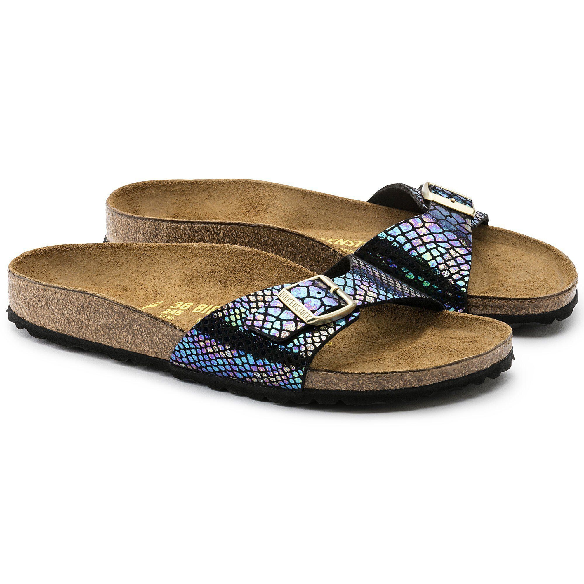 Birkenstock black shiny new arrivals snake