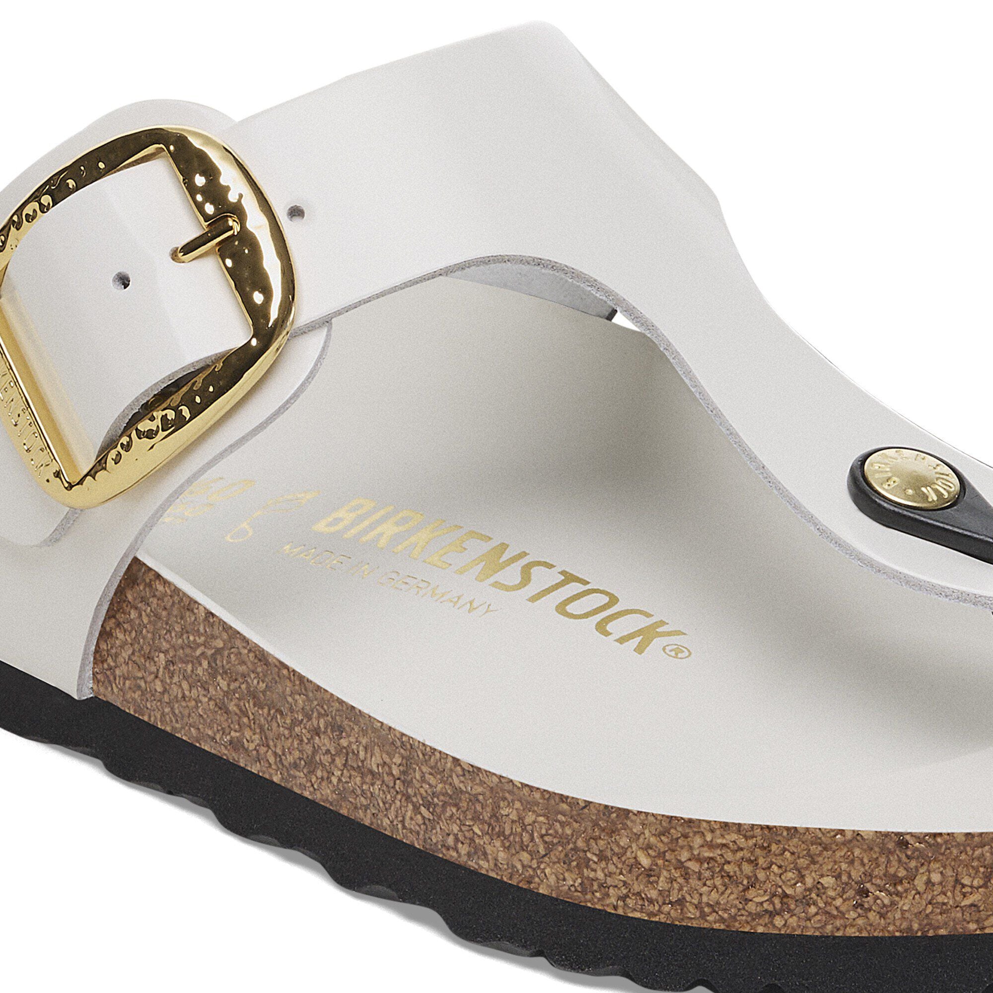 【まとめ買い】 Gizeh Hammered Big Buckle Natural Leather Patent High Shine 靴