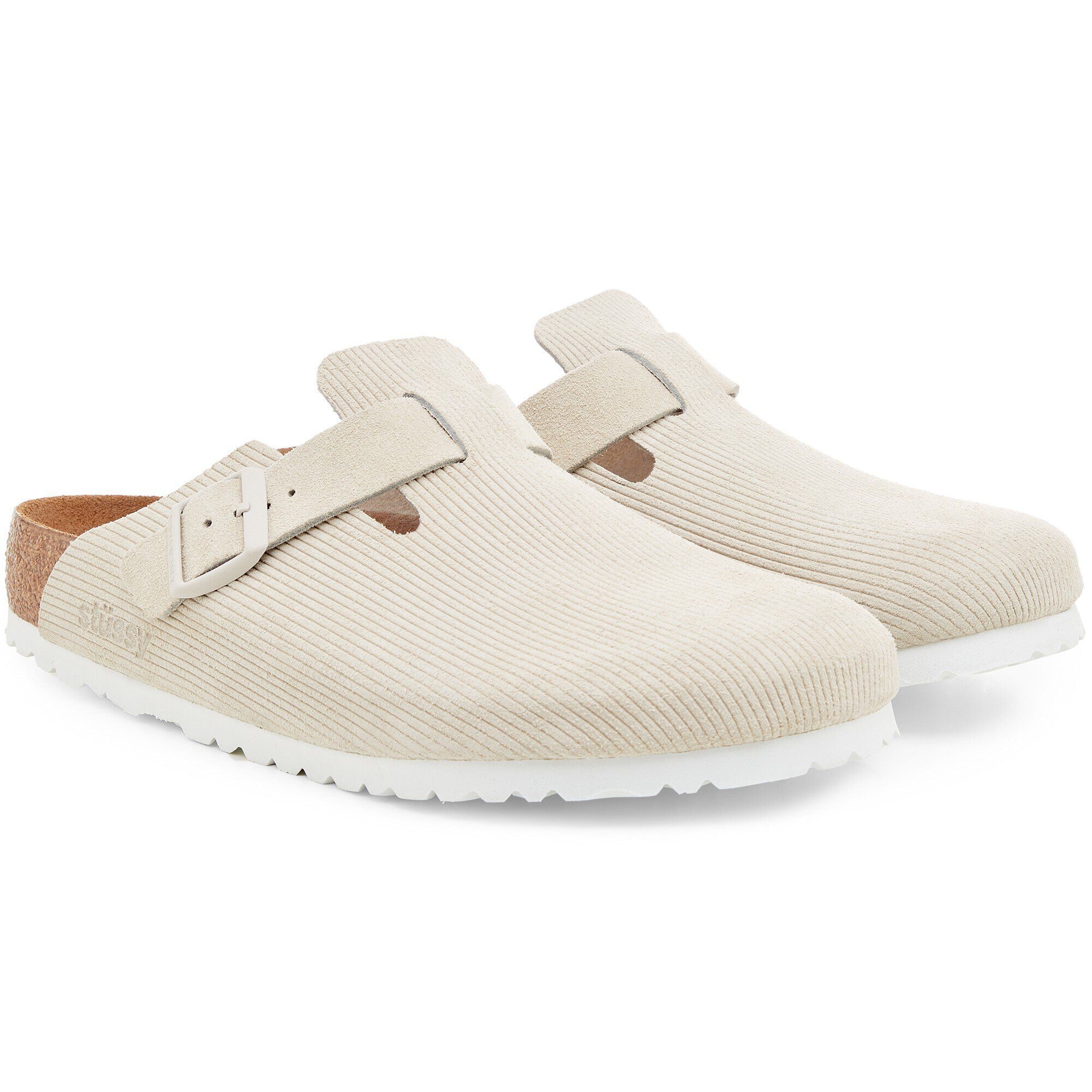 Birkenstock boston clogs stussy bone 2025