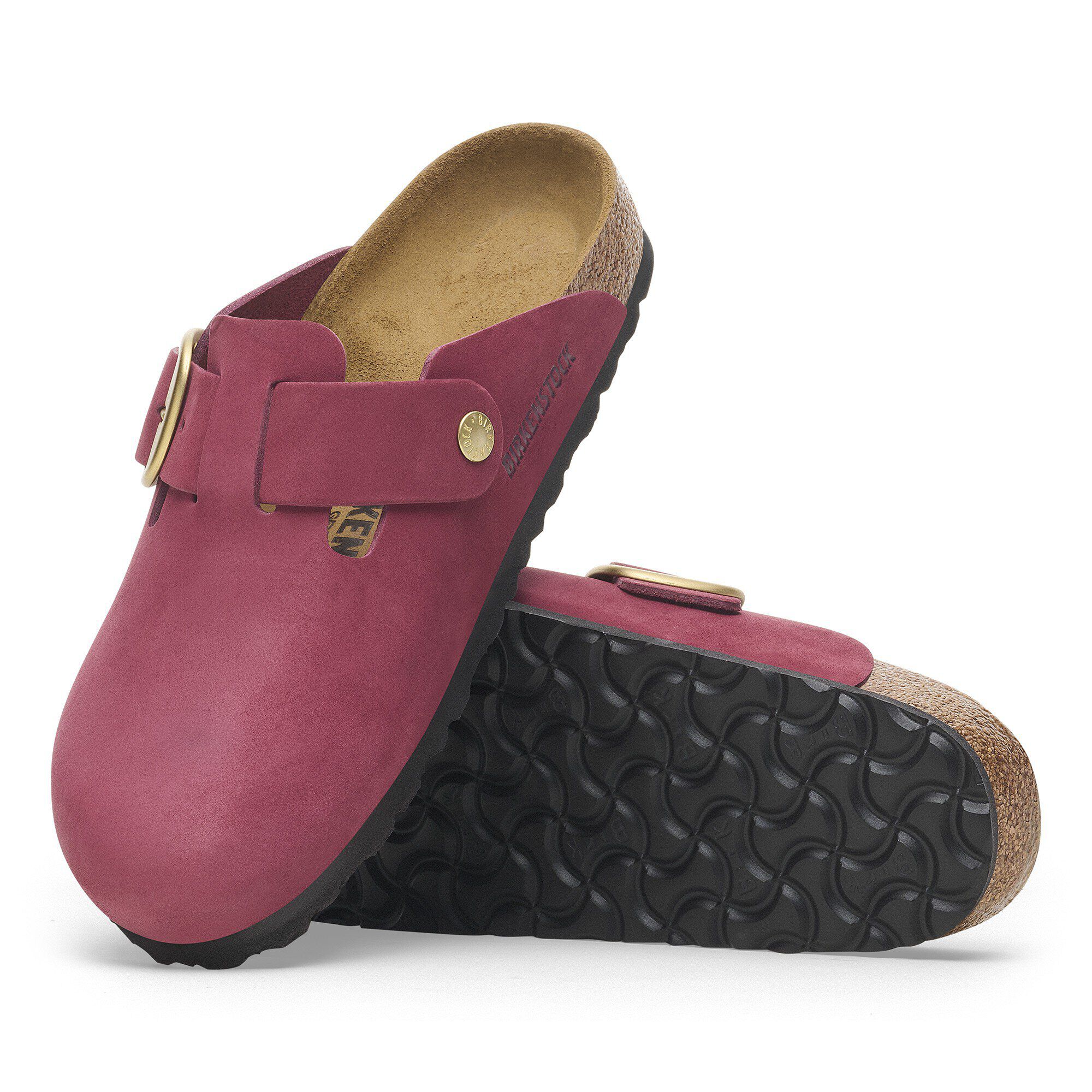 Gizeh Big Buckle Oiled Leather Black | BIRKENSTOCK