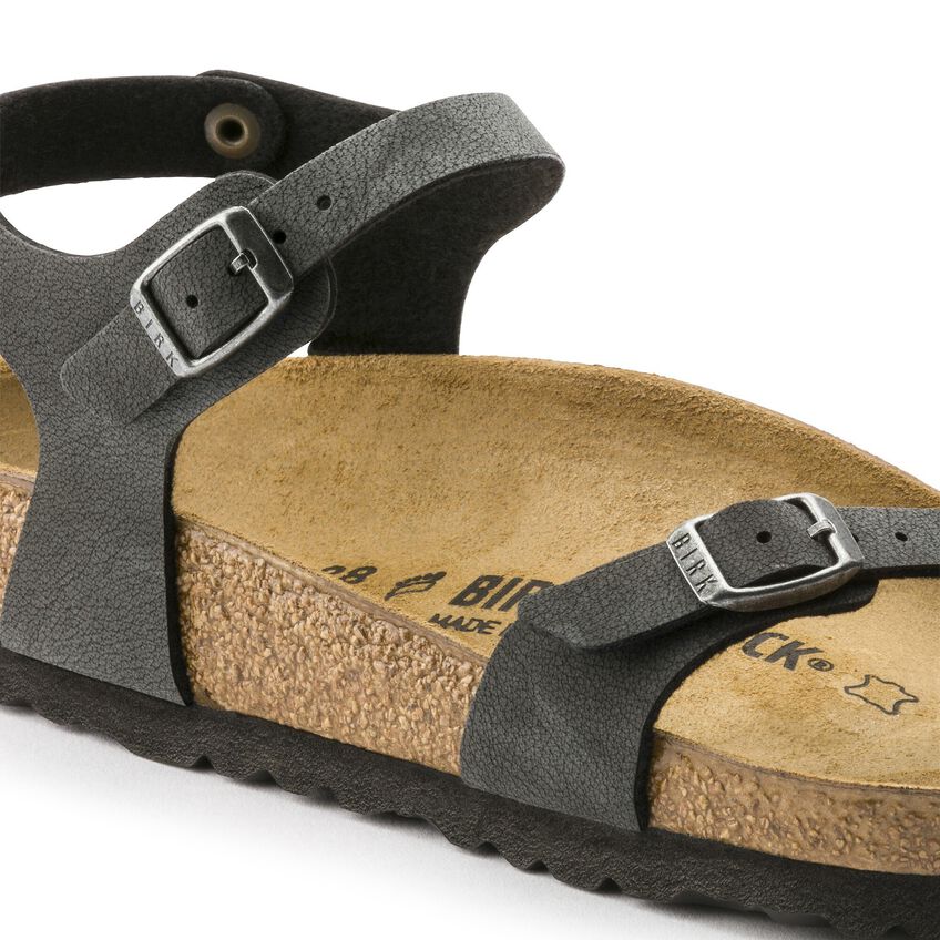 Gravere fjerkræ ægteskab Taormina Birkibuc Brushed Black | BIRKENSTOCK