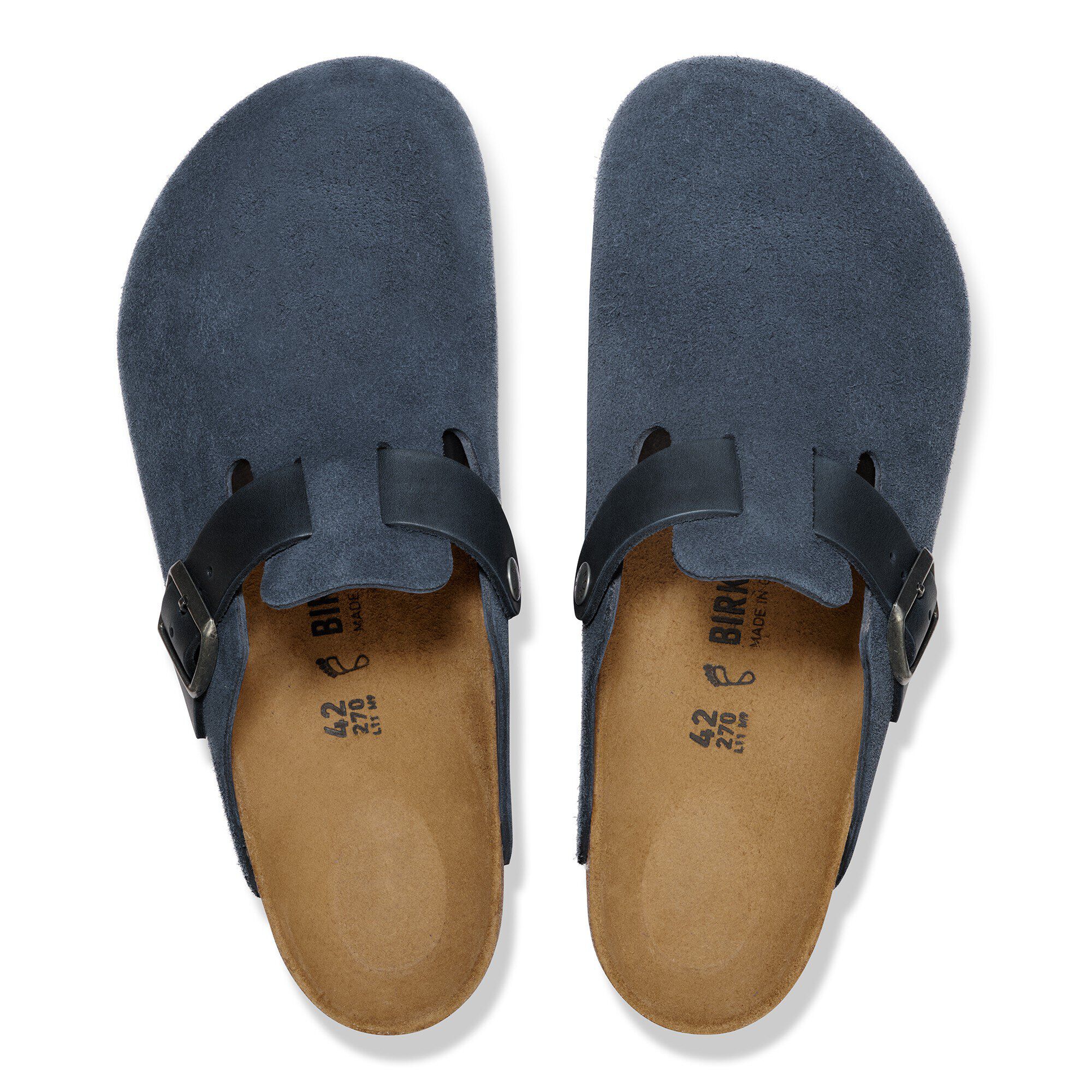 サンダル・ミュール Birkenstock Boston Bs Leather Sabot Amazon.com | Birkenstock Womens Boston Sandals Leather